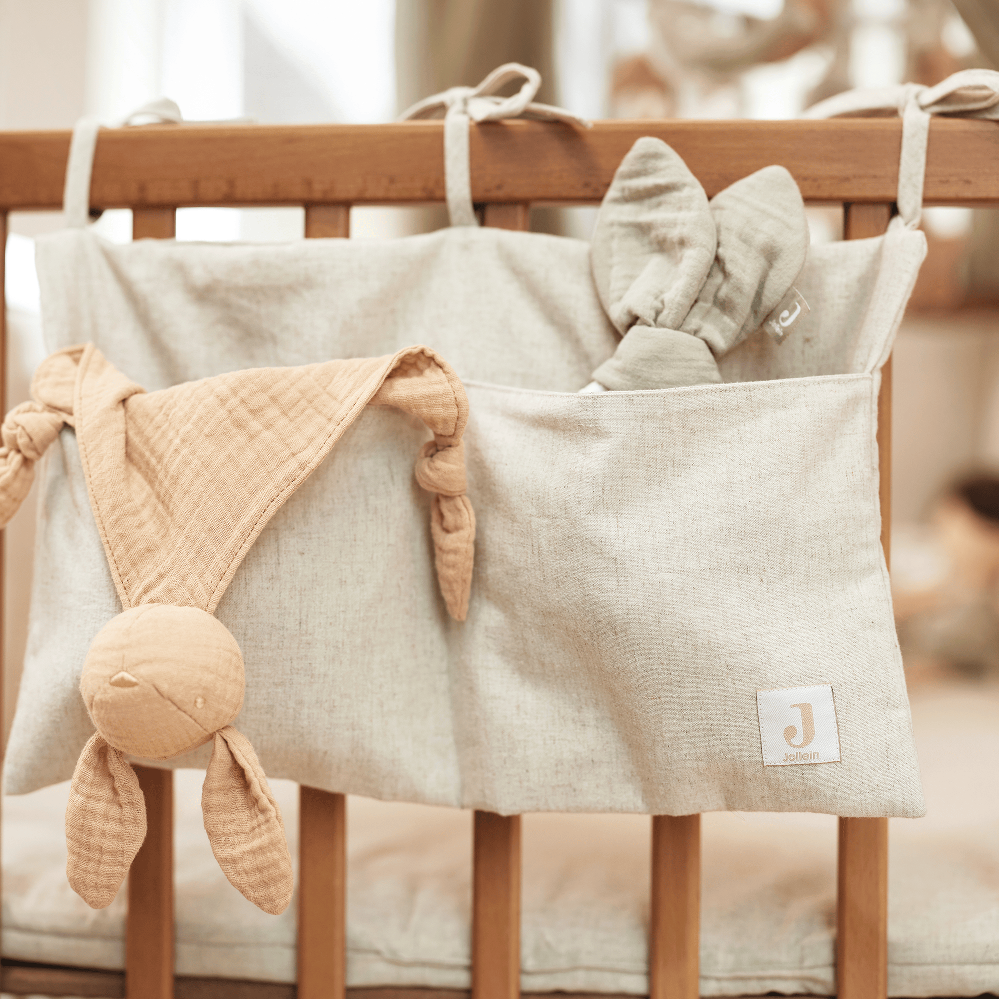 Schmusetücher, jollein, Orange – Besonderheit: aus 100% Baumwolle