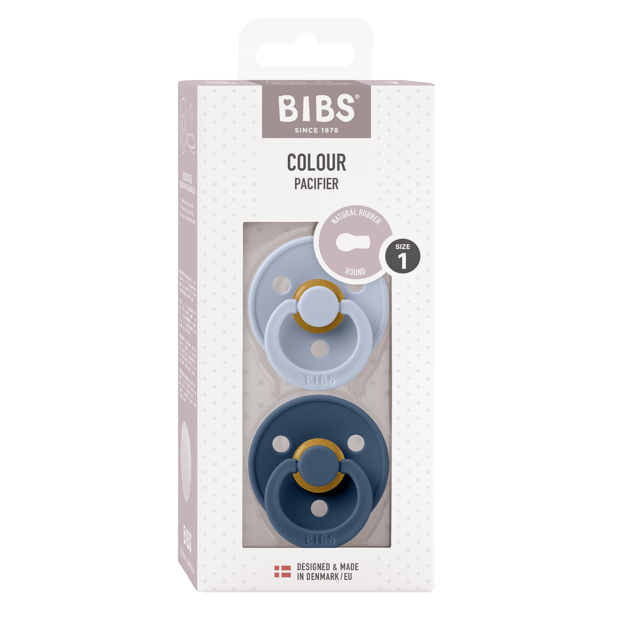 Schnuller, BIBS, Blau – Produktansicht