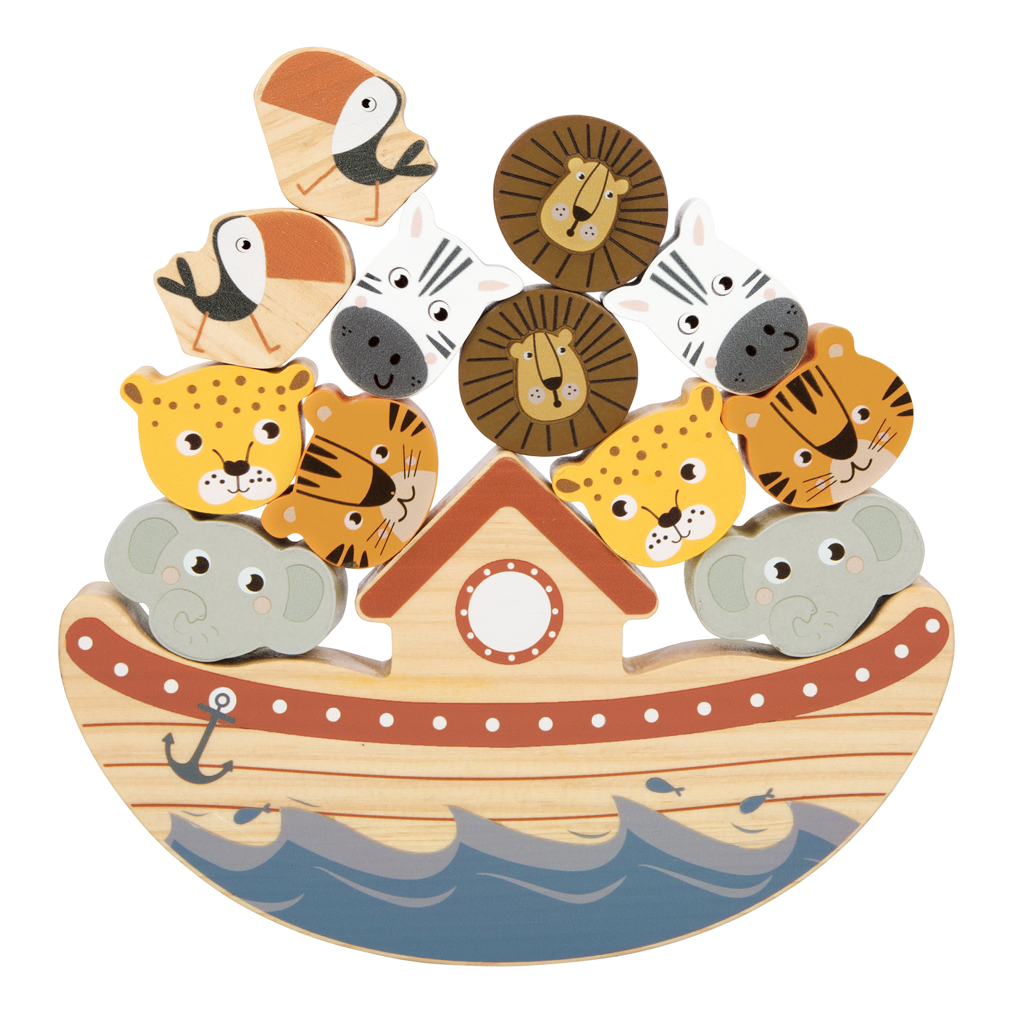 Stapeltürme, small foot, Mehrfarbig – Produktansicht