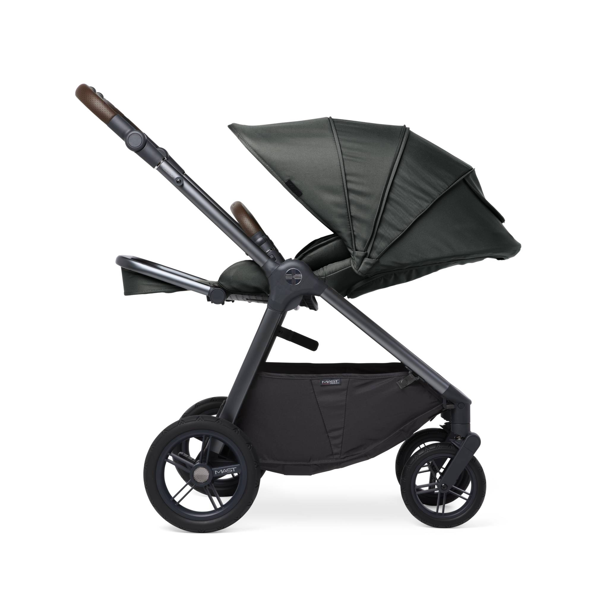Kombi-Kinderwagen, MAST, Schwarz – Produktansicht