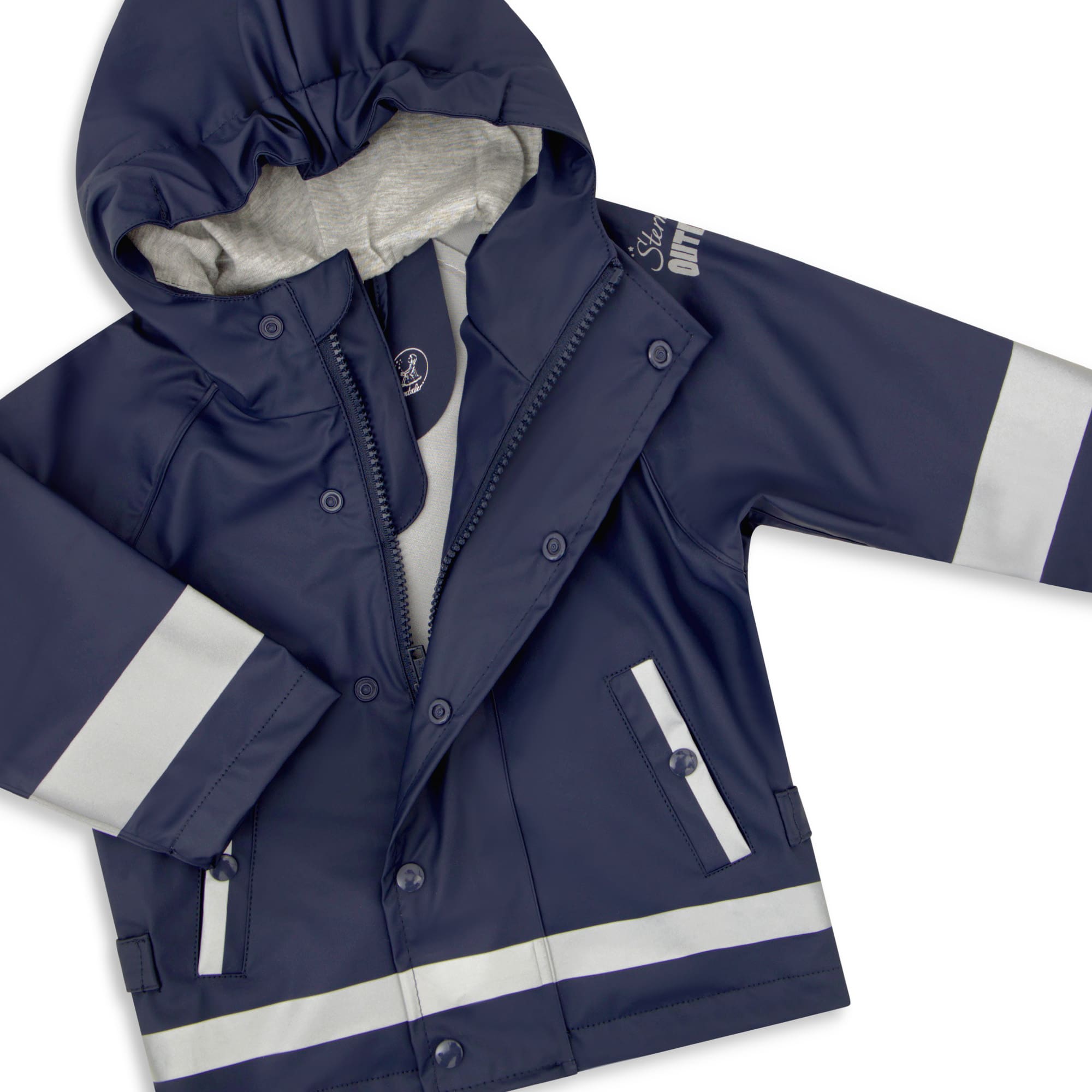 Regenjacken, Sterntaler, Blau – Besonderheit: mit Reflektoren