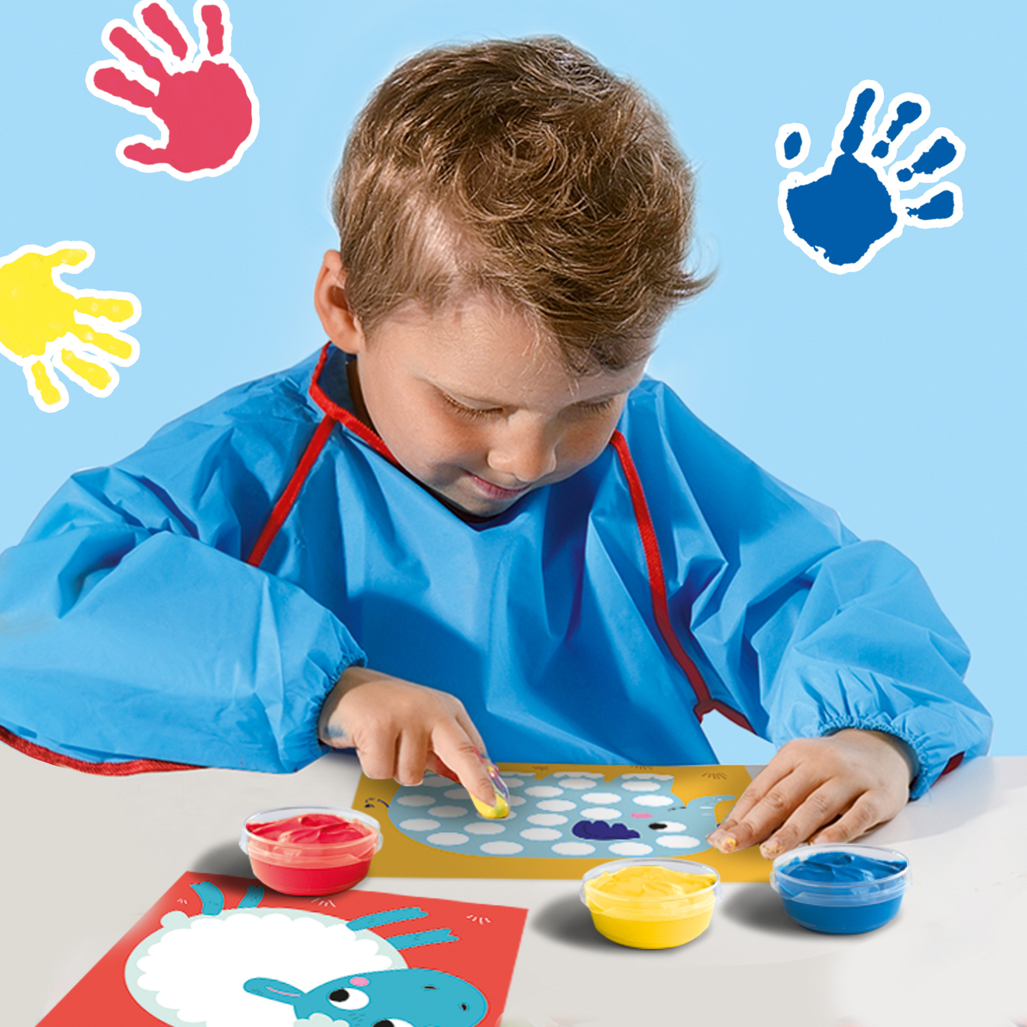 Fingermalfarben, SES CREATIVE, Gelb – Besonderheit: Fingerfarbe zum Malen und Basteln
