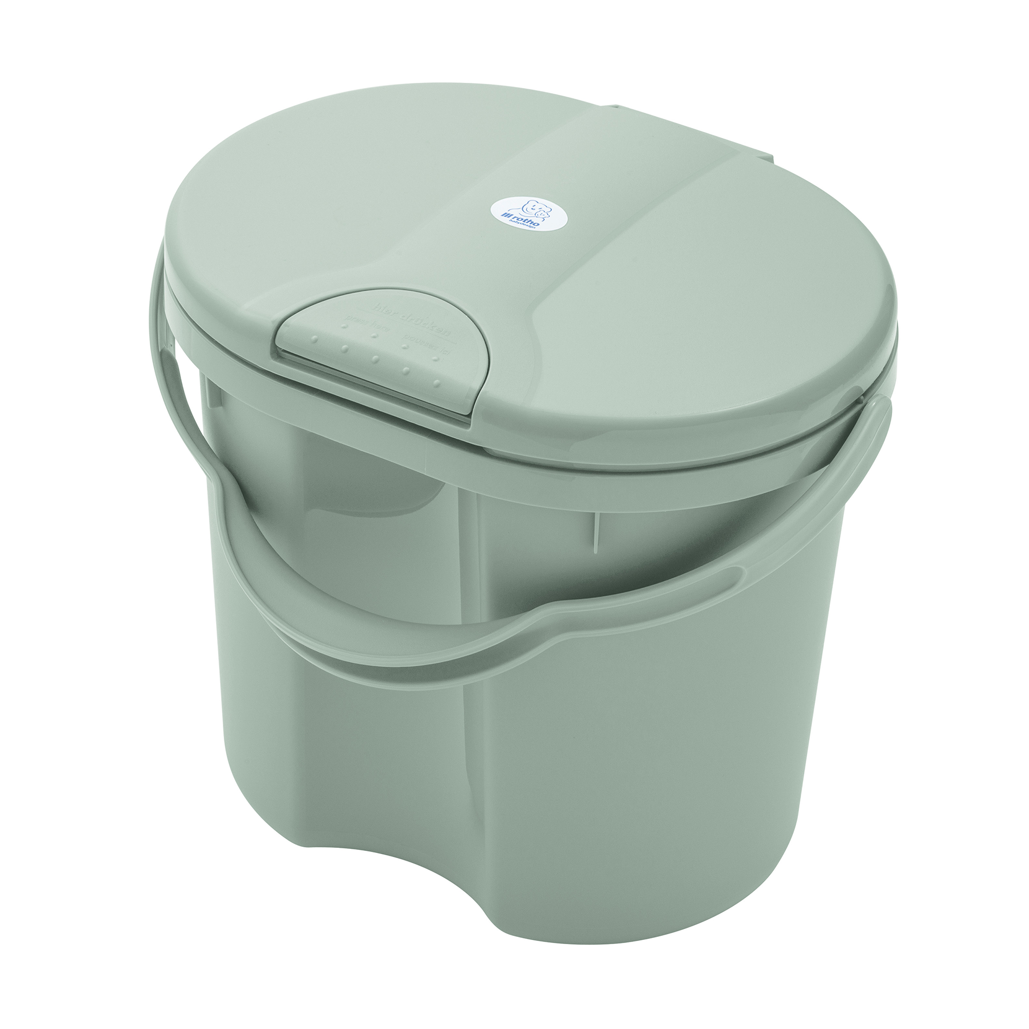 Windeleimer, rotho Babydesign – Besonderheit: mit praktischem Tipp-Deckel