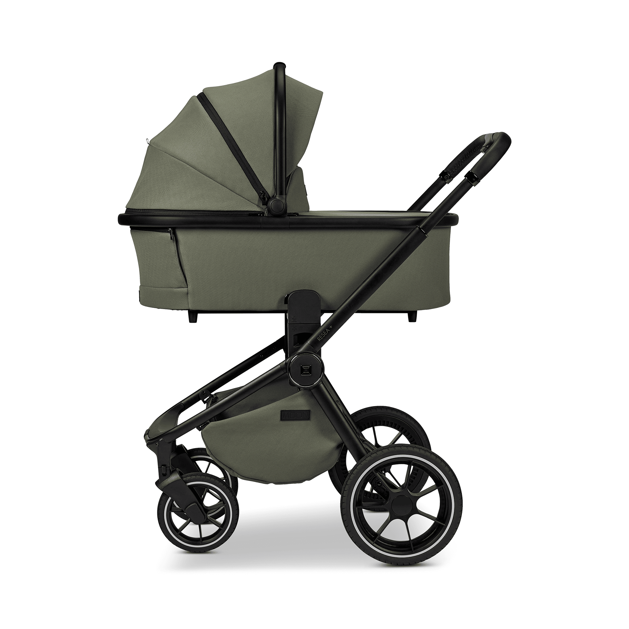 Kombi-Kinderwagen, MOON, Grün – Produktansicht