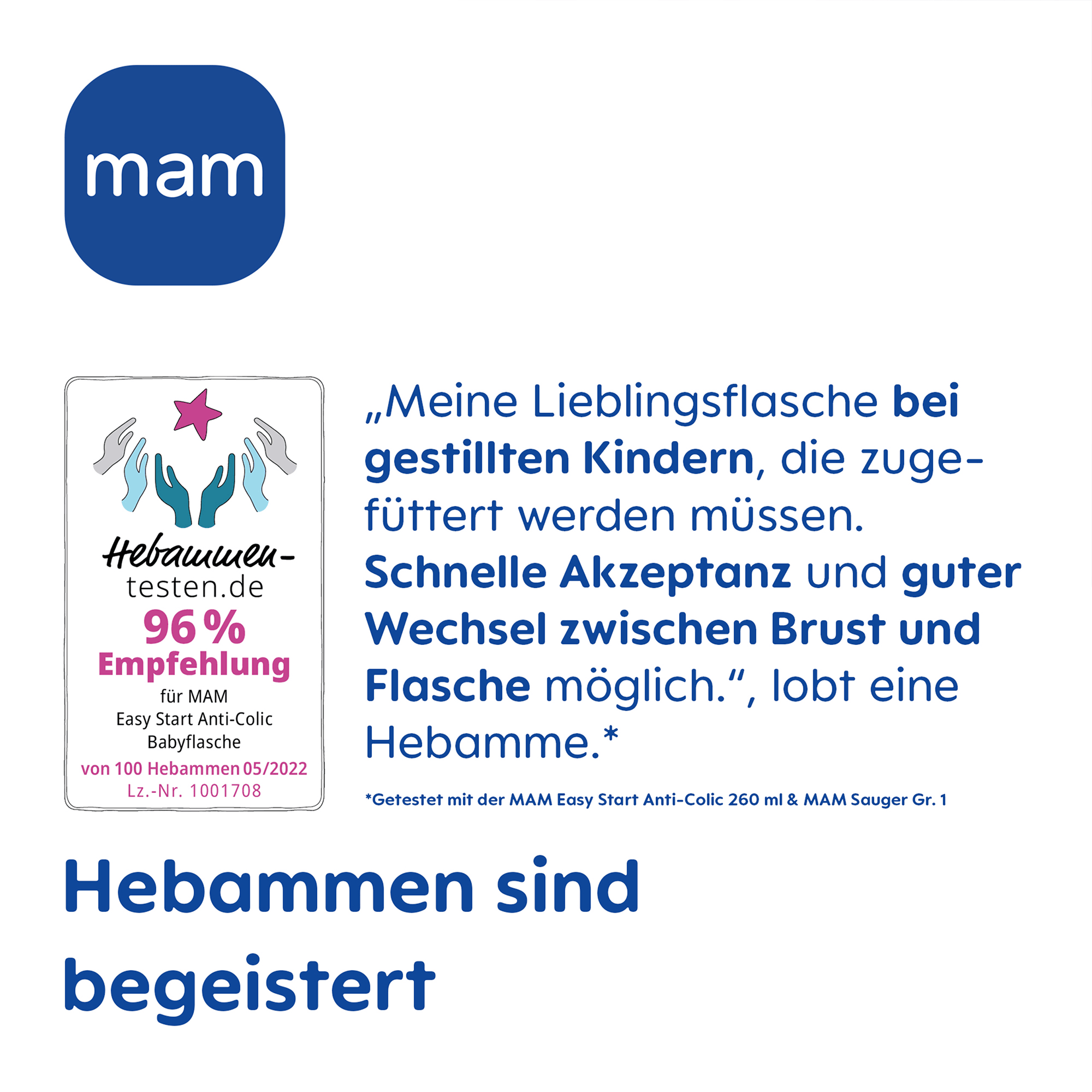 Babyfläschchen, MAM, Grün – Produktansicht