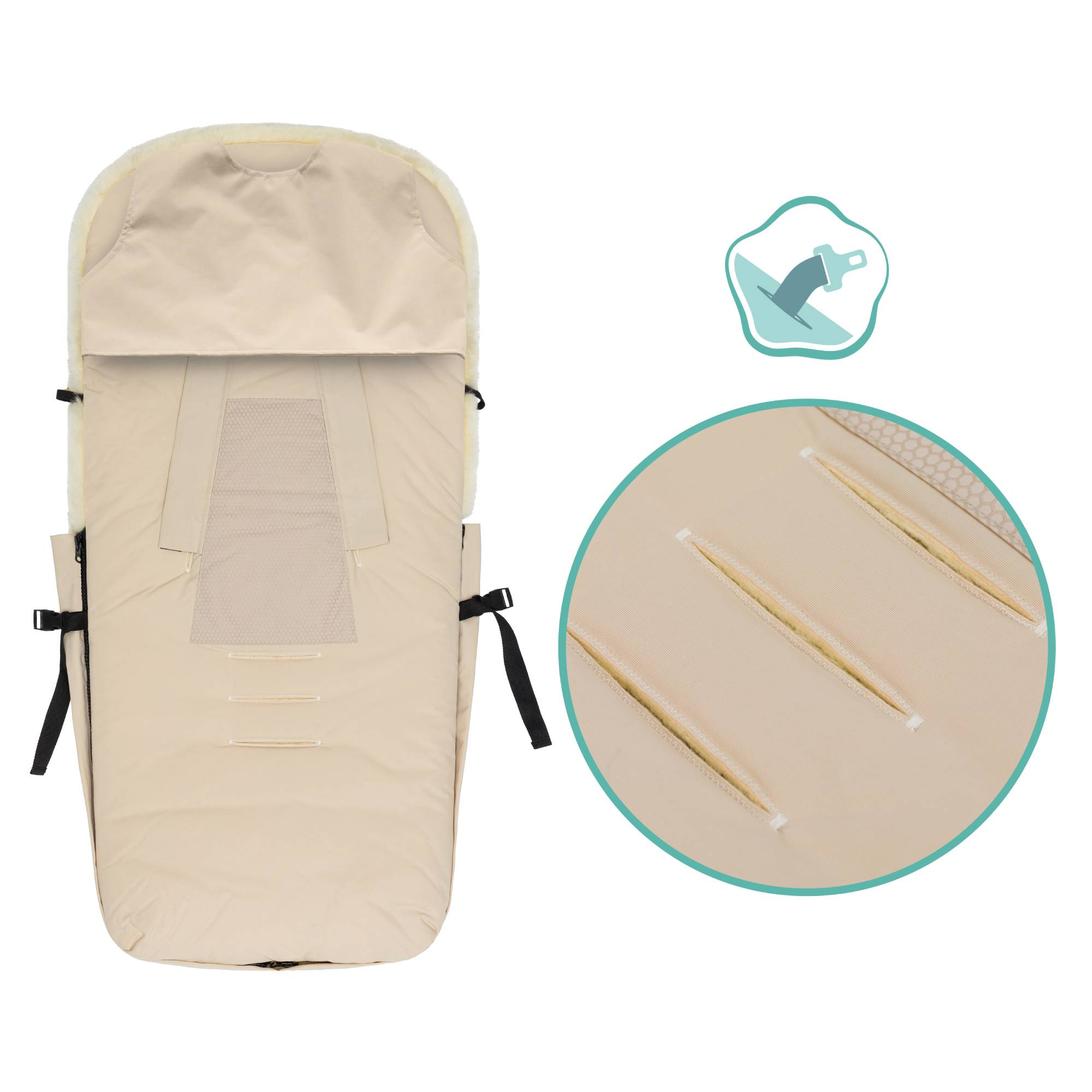 Fußsäcke & Decken, LITTLE ONE, Beige – Produktansicht