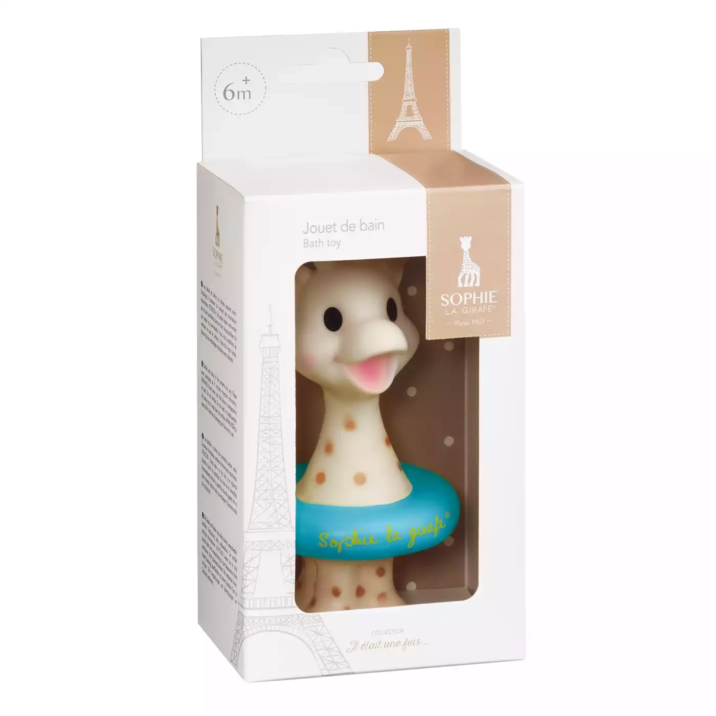 Wasserspielzeug, SOPHIE GIRAFE, Blau – Produktansicht
