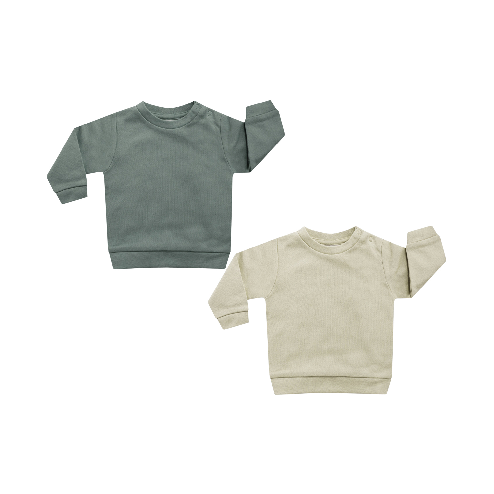 Pullover & Sweatshirts, JACKY, Grün – Besonderheit: Set enthält 2 Sweatshirts in unterschiedlichen Farben