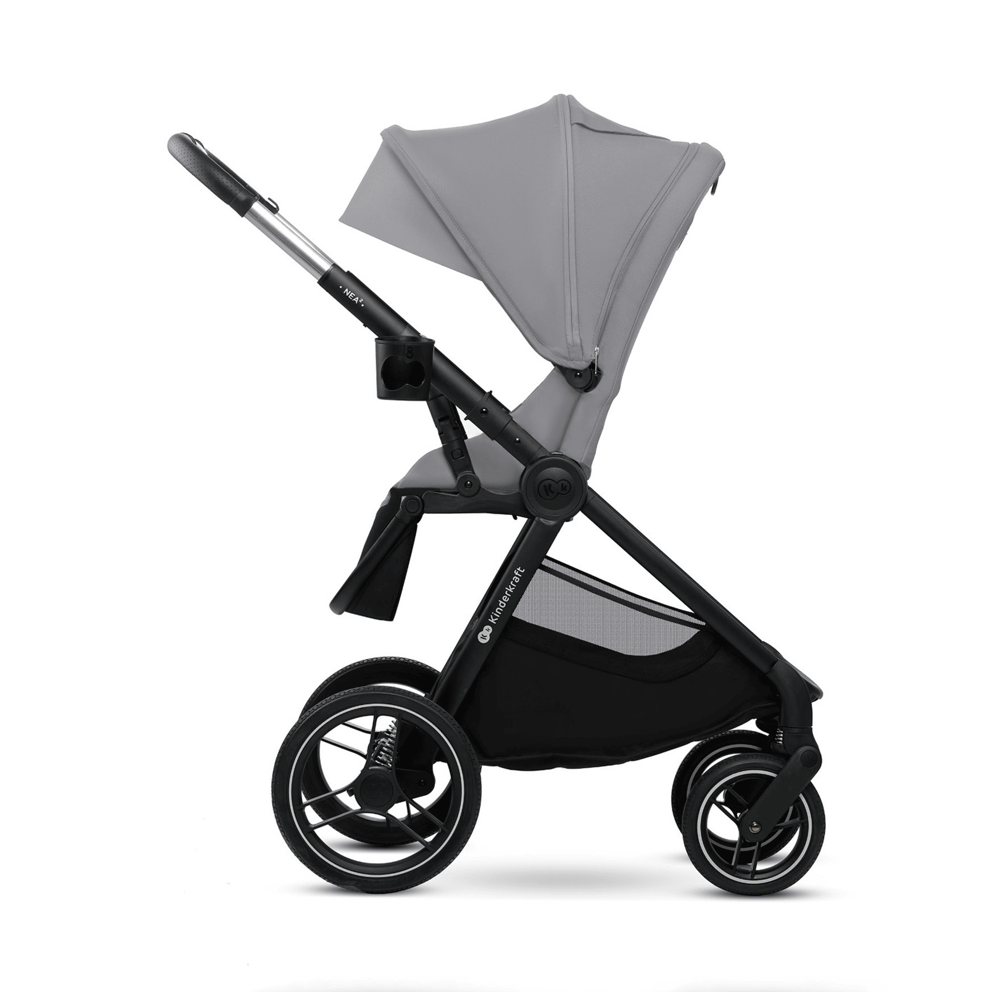 Kombi-Kinderwagen, Kinderkraft, Grau – Produktansicht