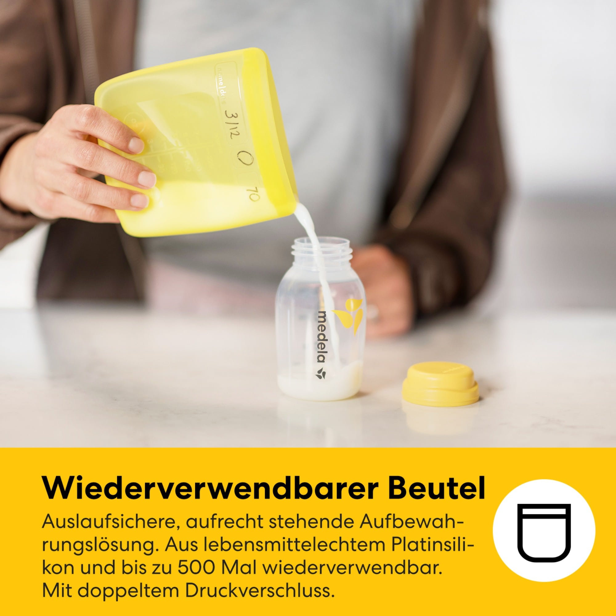 Stillzubehör, medela, Weiß – Produktansicht