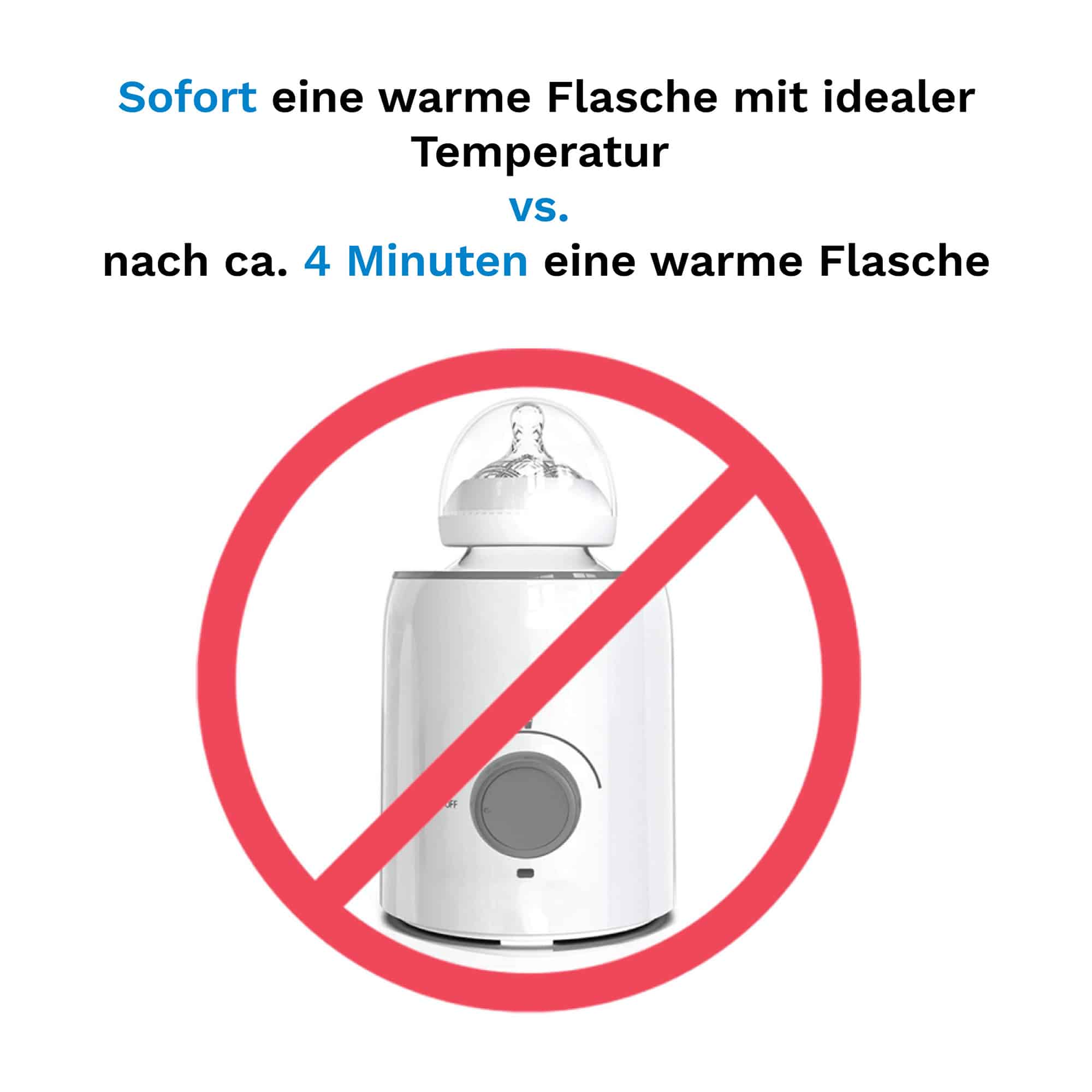 Babykostwärmer, babybrezza, Schwarz – Produktansicht