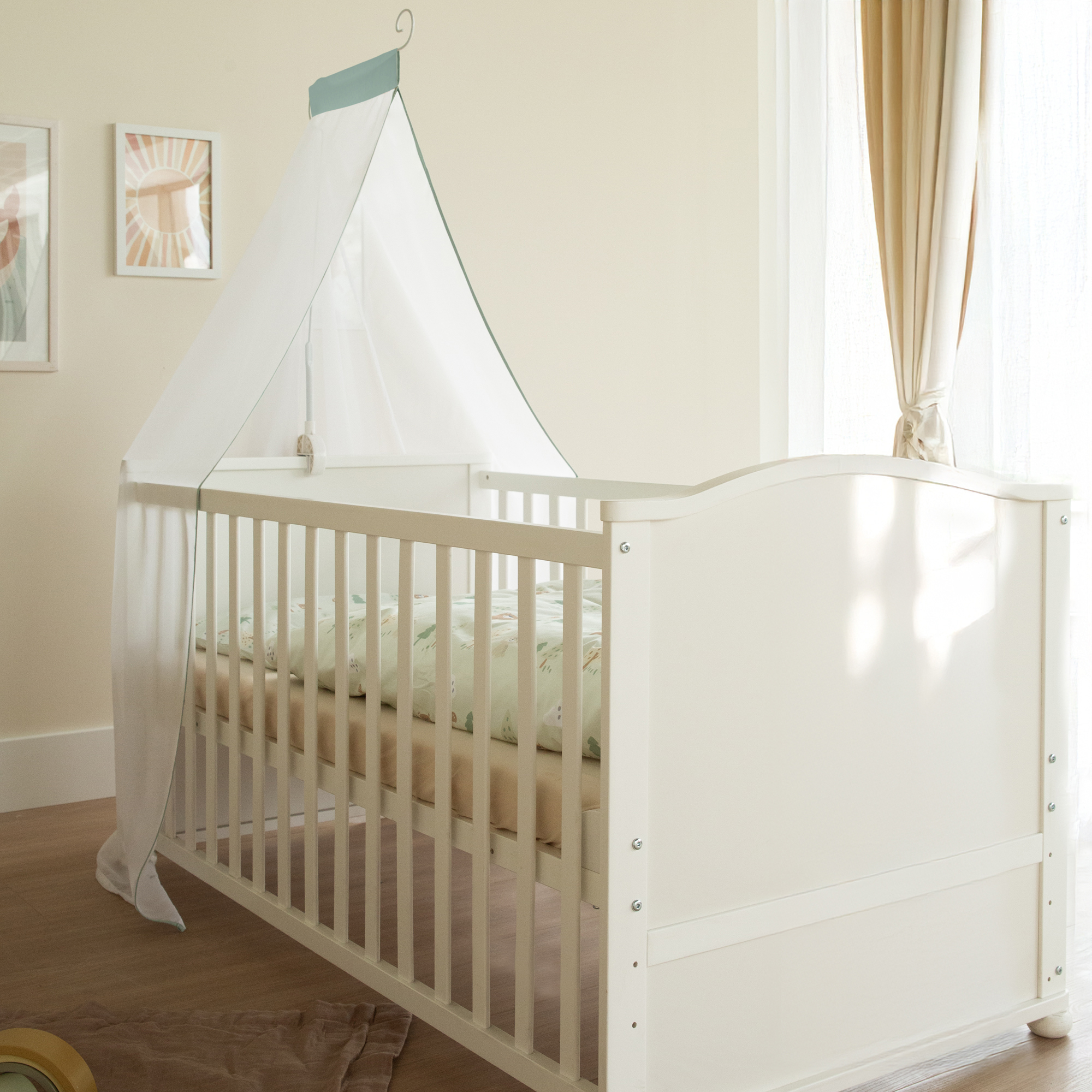 Gitterbetten, roba, Weiß – Produktansicht