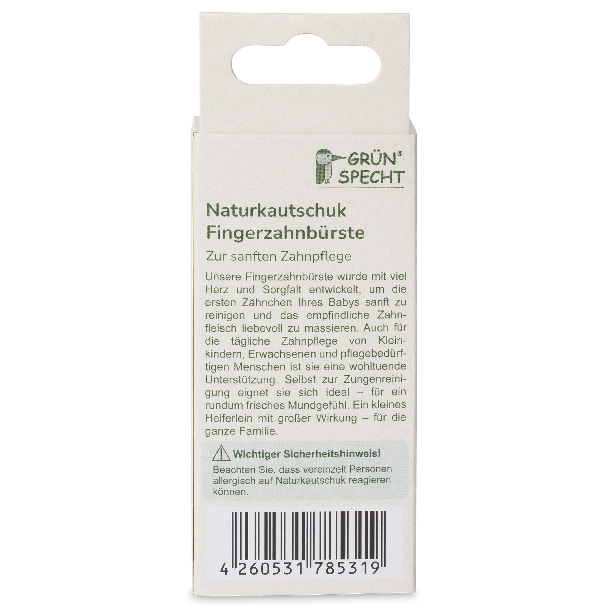 Zahnbürsten, GRÜNSPECHT, Grün – Produktansicht
