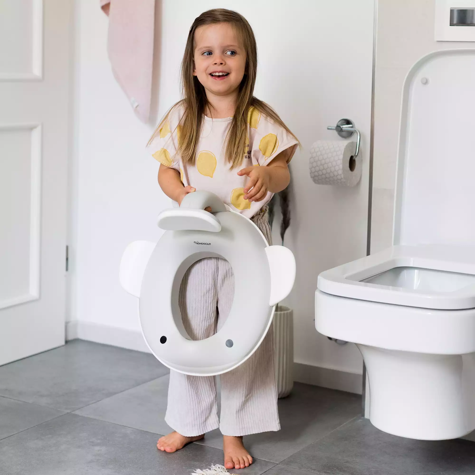 Toilettensitze, KINDSGUT, Grau – Produktansicht