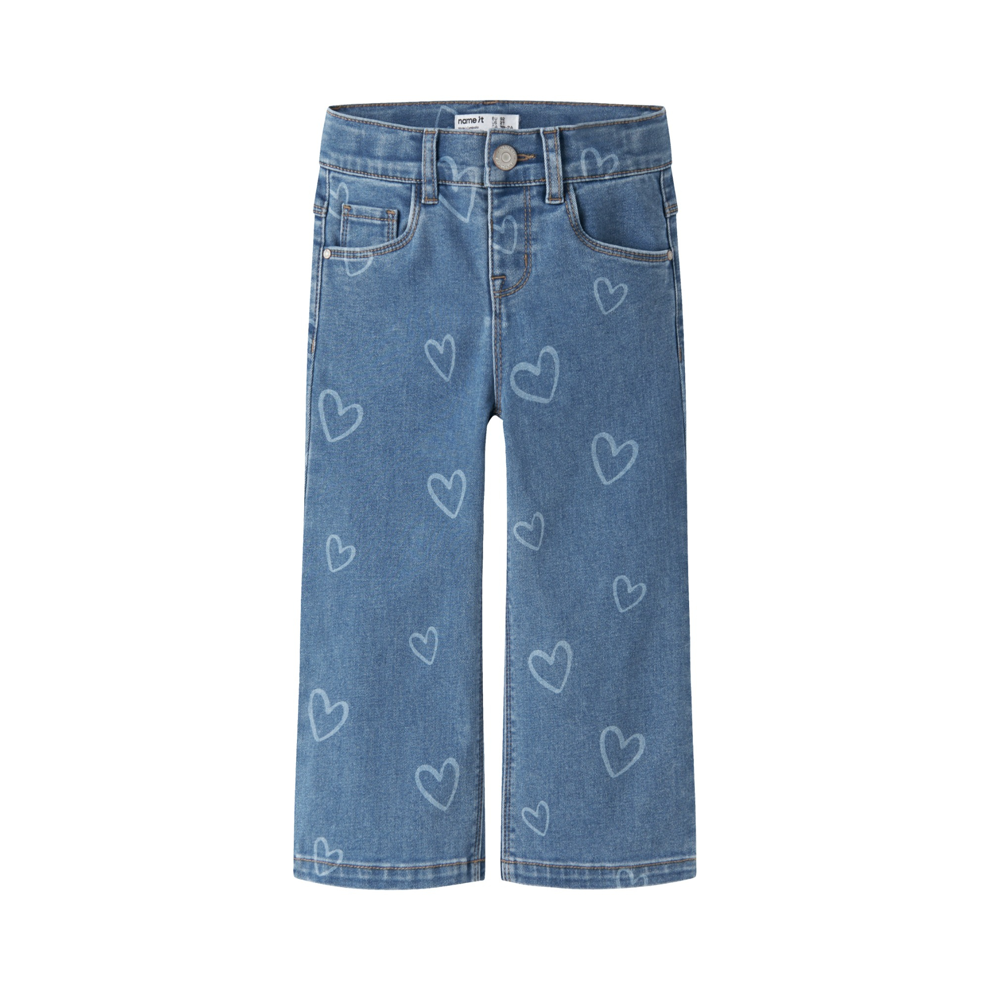 Jeanshosen, name it, Blau – Besonderheit: aus 74% Baumwolle