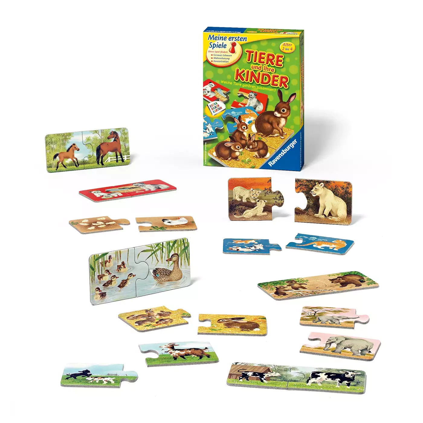 Tiere und ihre Kinder Ravensburger Mehrfarbig 2000533669703 3