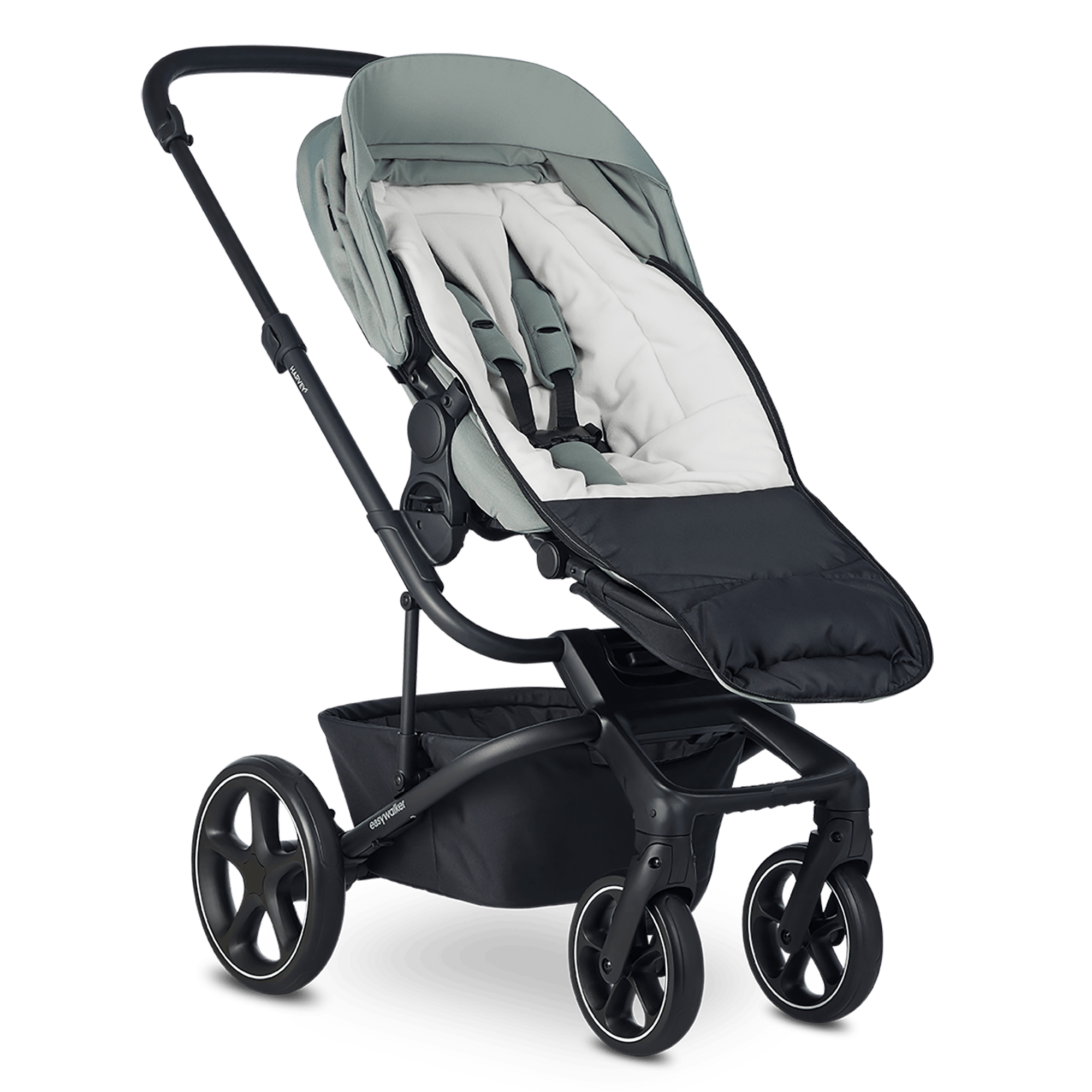 Fußsäcke & Decken, easywalker, Schwarz – Produktansicht