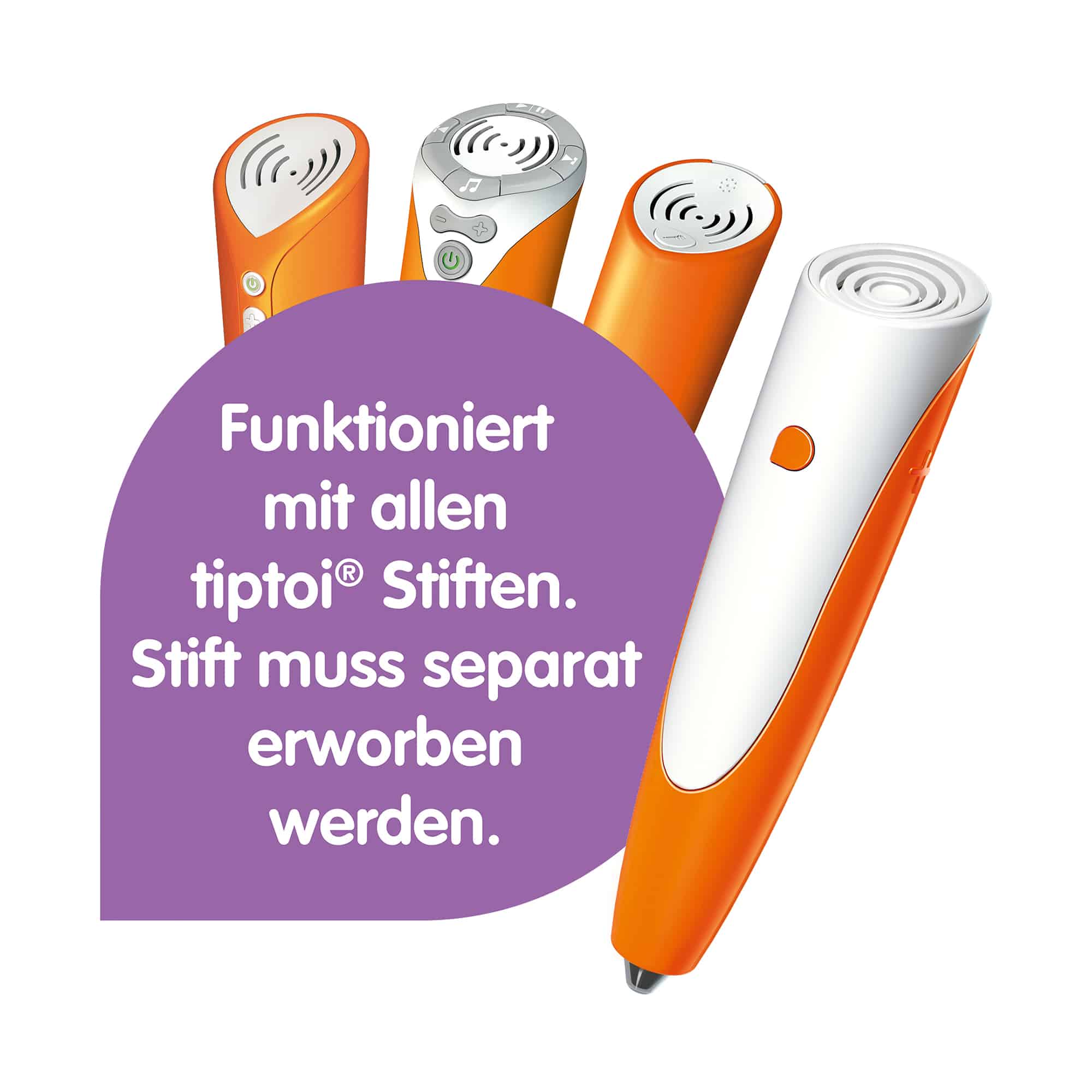 Kinderbücher, Tiptoi, Orange – Produktansicht