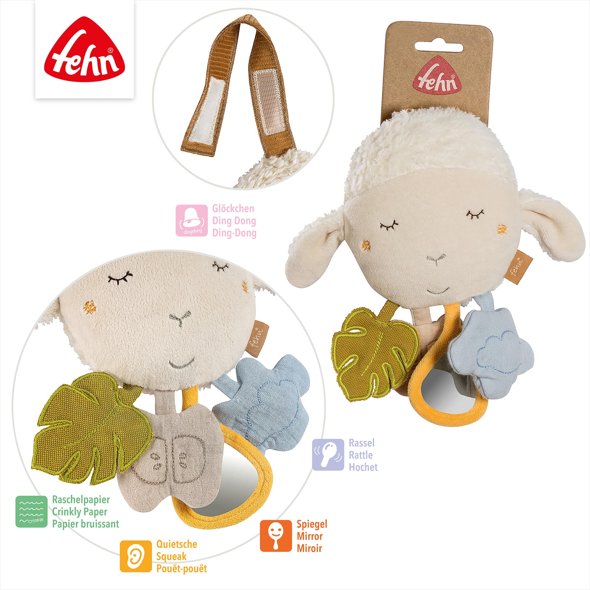 Rasseln & Greiflinge, fehn, Mehrfarbig – Produktansicht