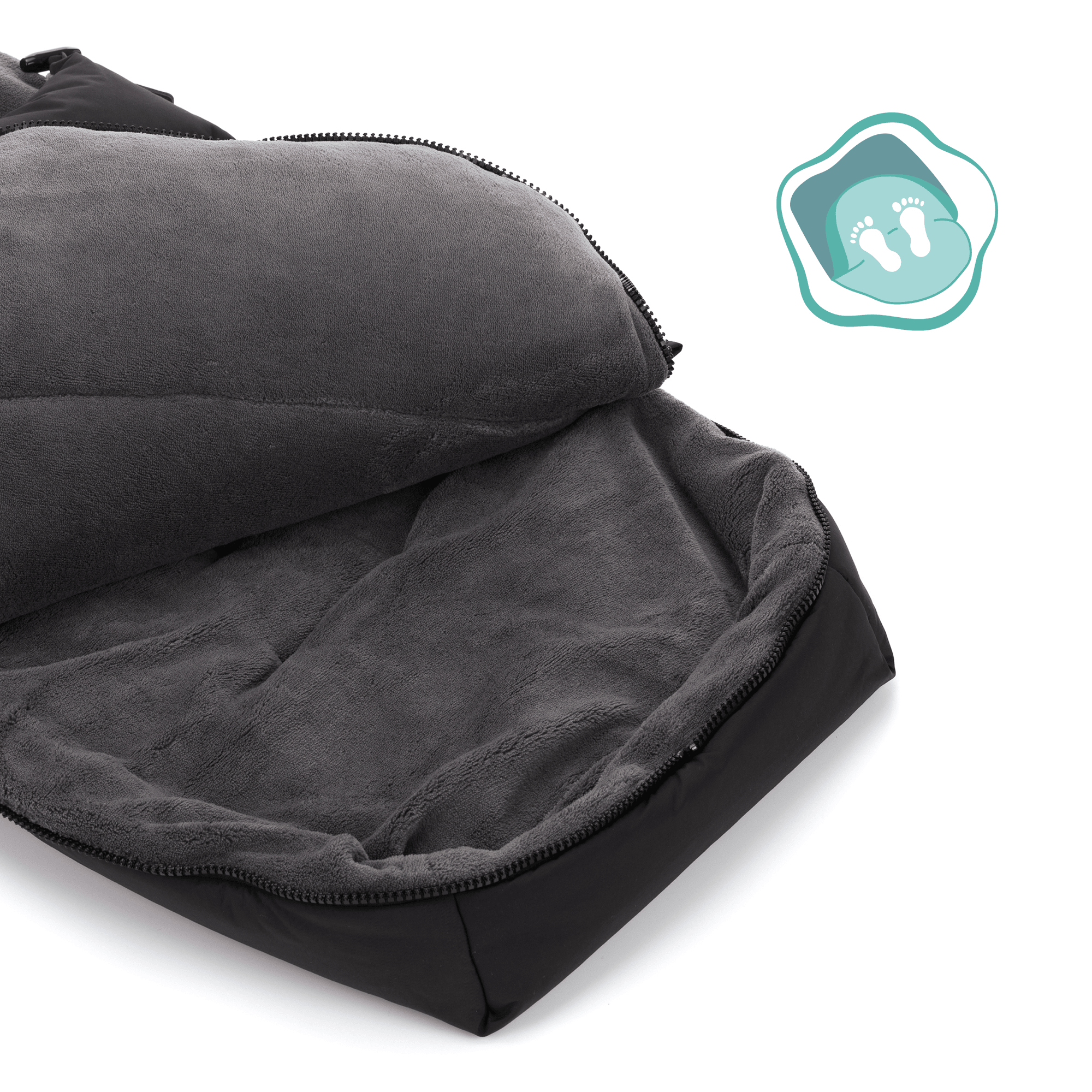 Fußsäcke & Decken, LITTLE ONE, Schwarz – Produktansicht