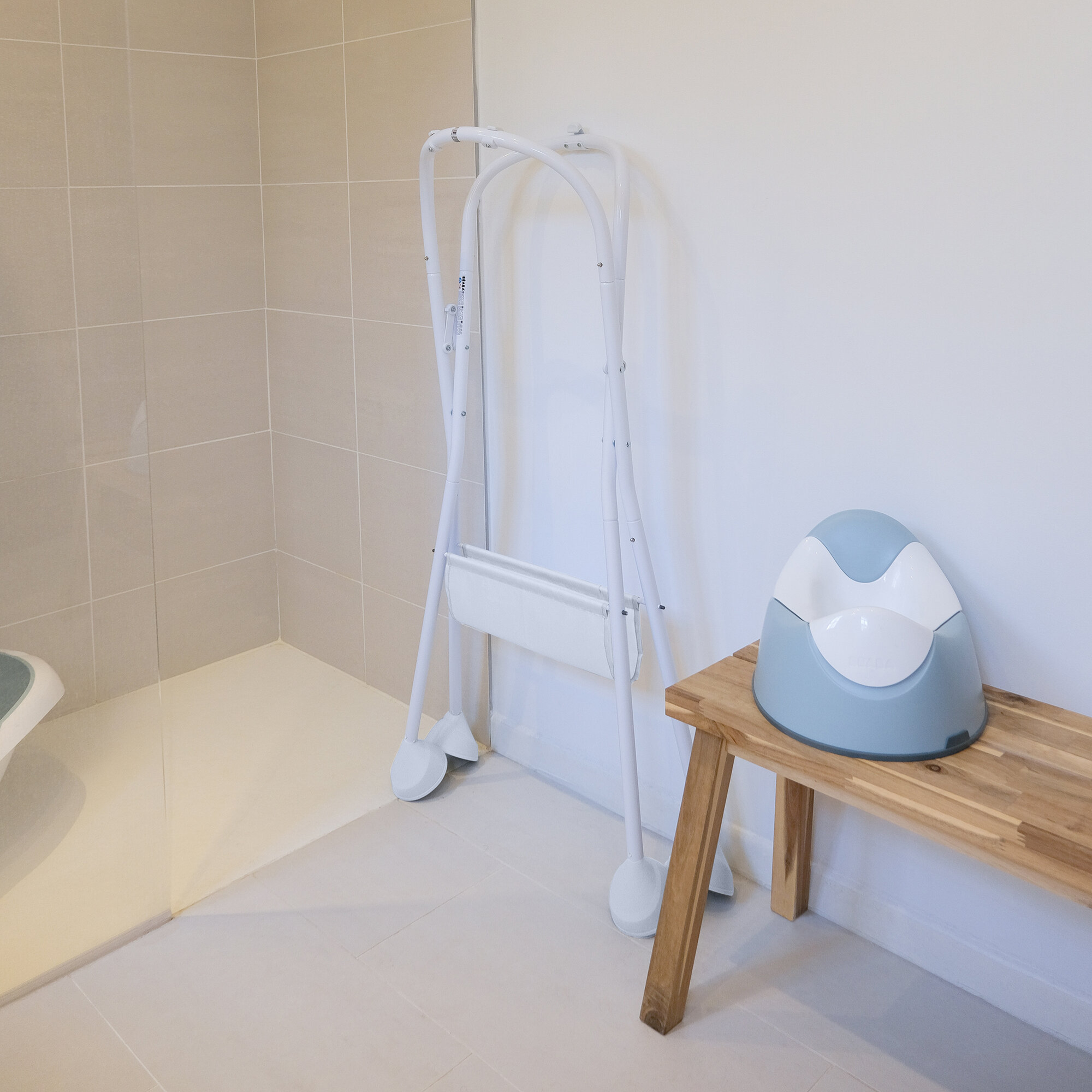 Badewannenständer, BÈABA, Weiß – Produktansicht