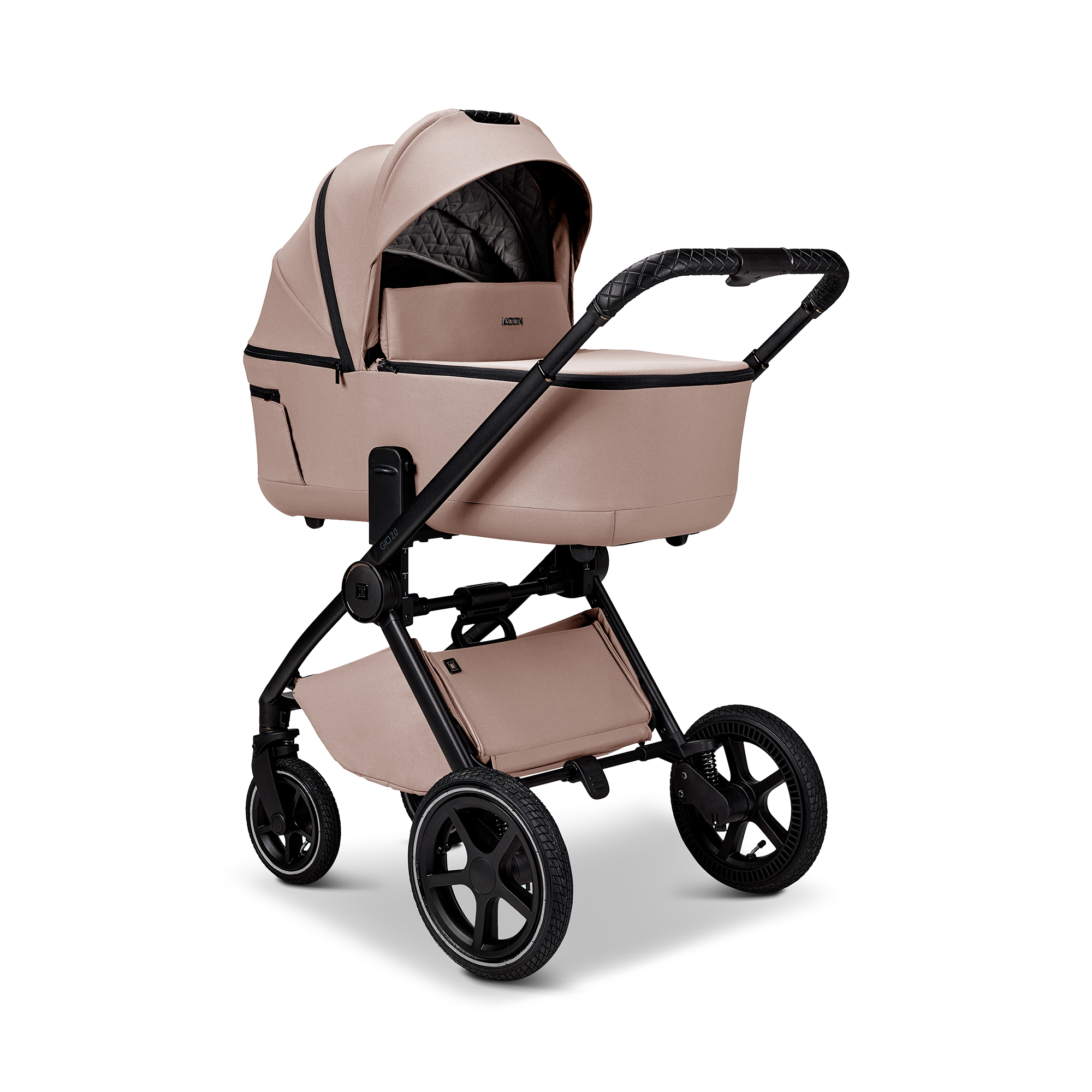 Kombi-Kinderwagen, MOON, Beige – Produktansicht