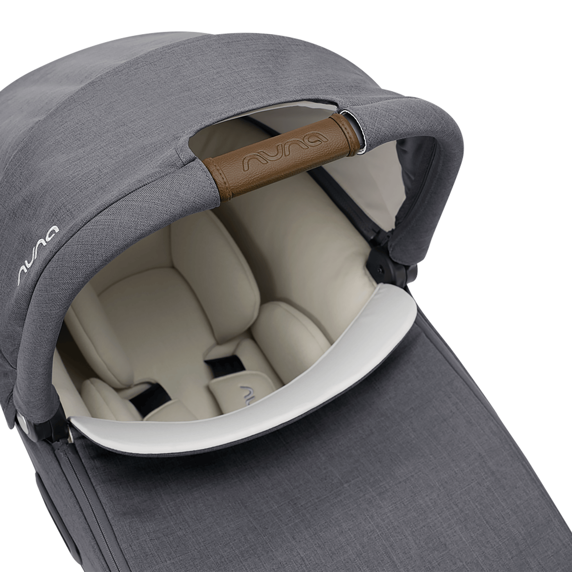 Tragewannen, nuna, Grau – Produktansicht