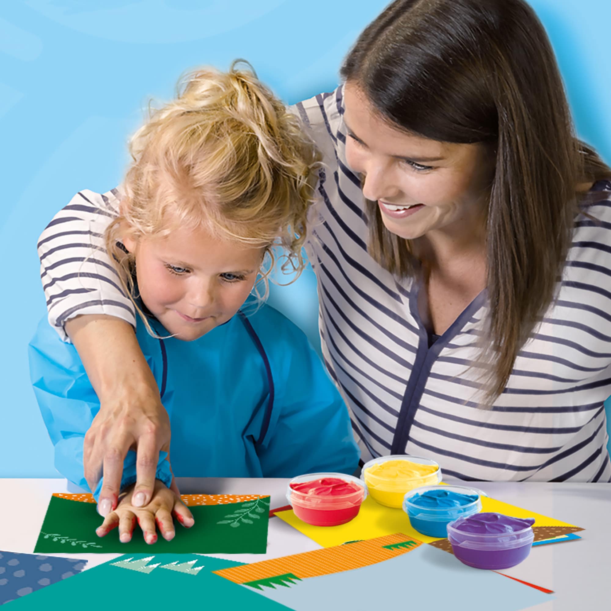 Fingermalfarben, SES CREATIVE, Gelb – Besonderheit: Fingerfarbe zum Malen von Tieren 