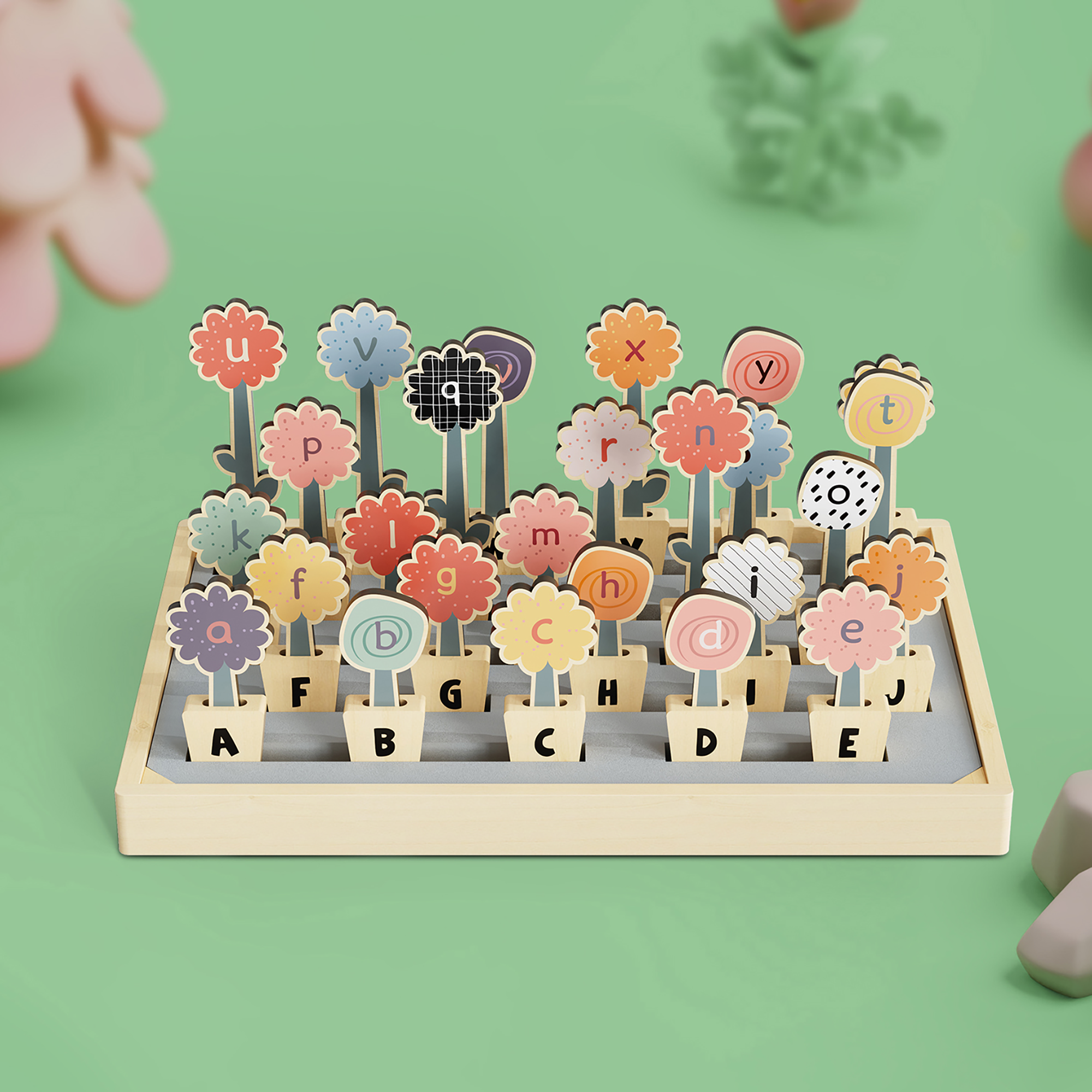 Holzpuzzle, TOPBRIGHT, Mehrfarbig – Produktansicht