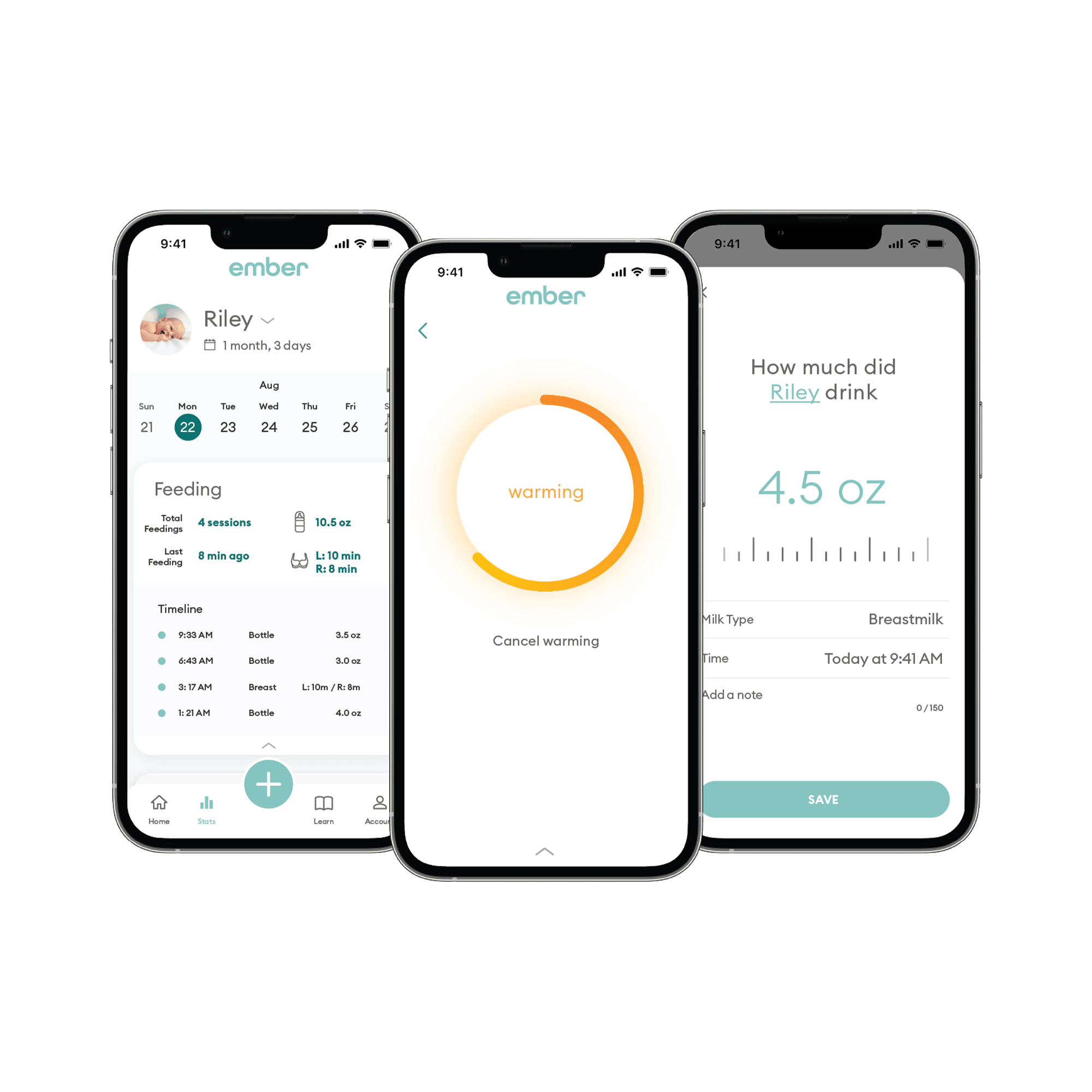 Babykostwärmer, ember, Grau – Produktansicht