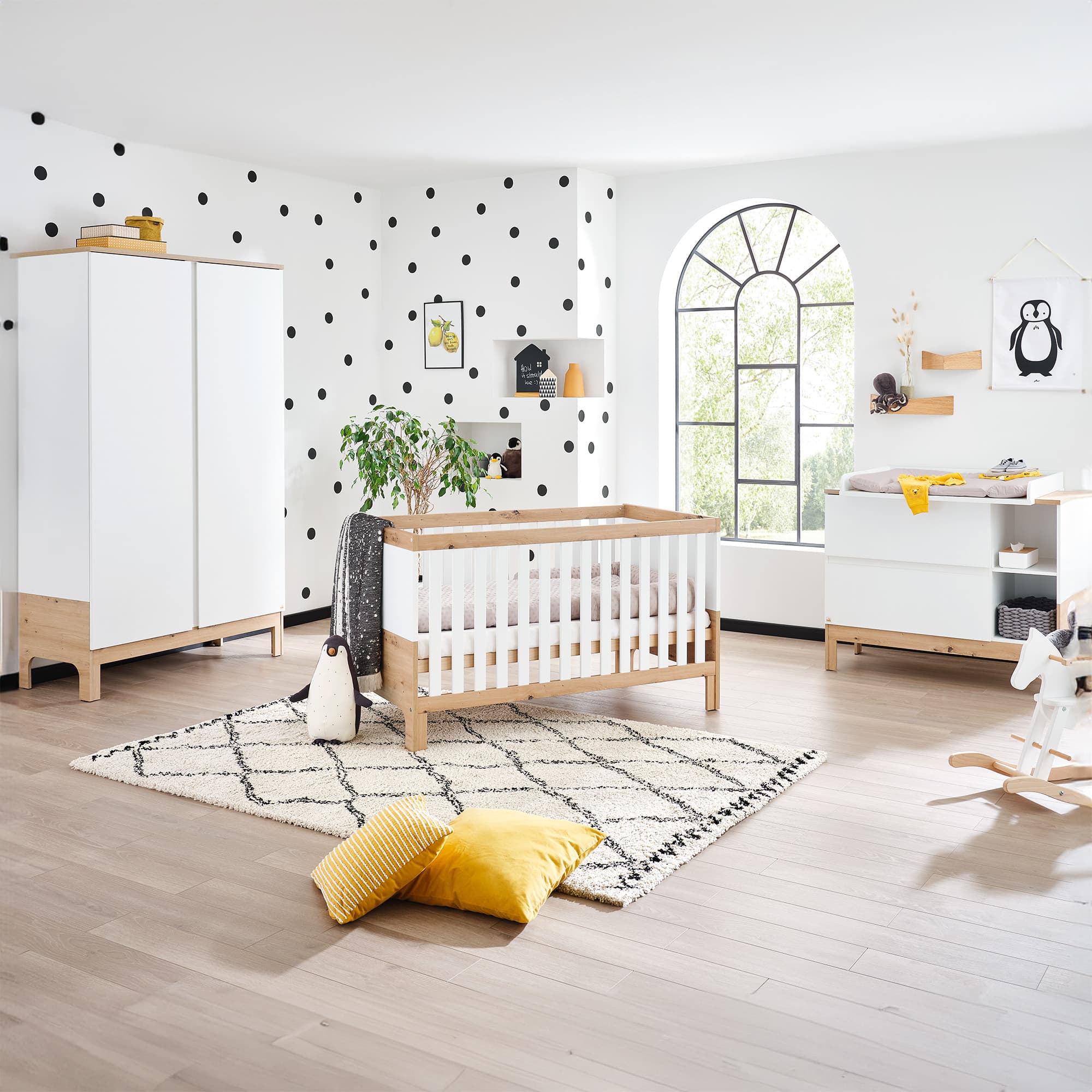 3-teiliges Spar-Set Babyzimmer Soley Pinolino Weiß 9000000000332 1