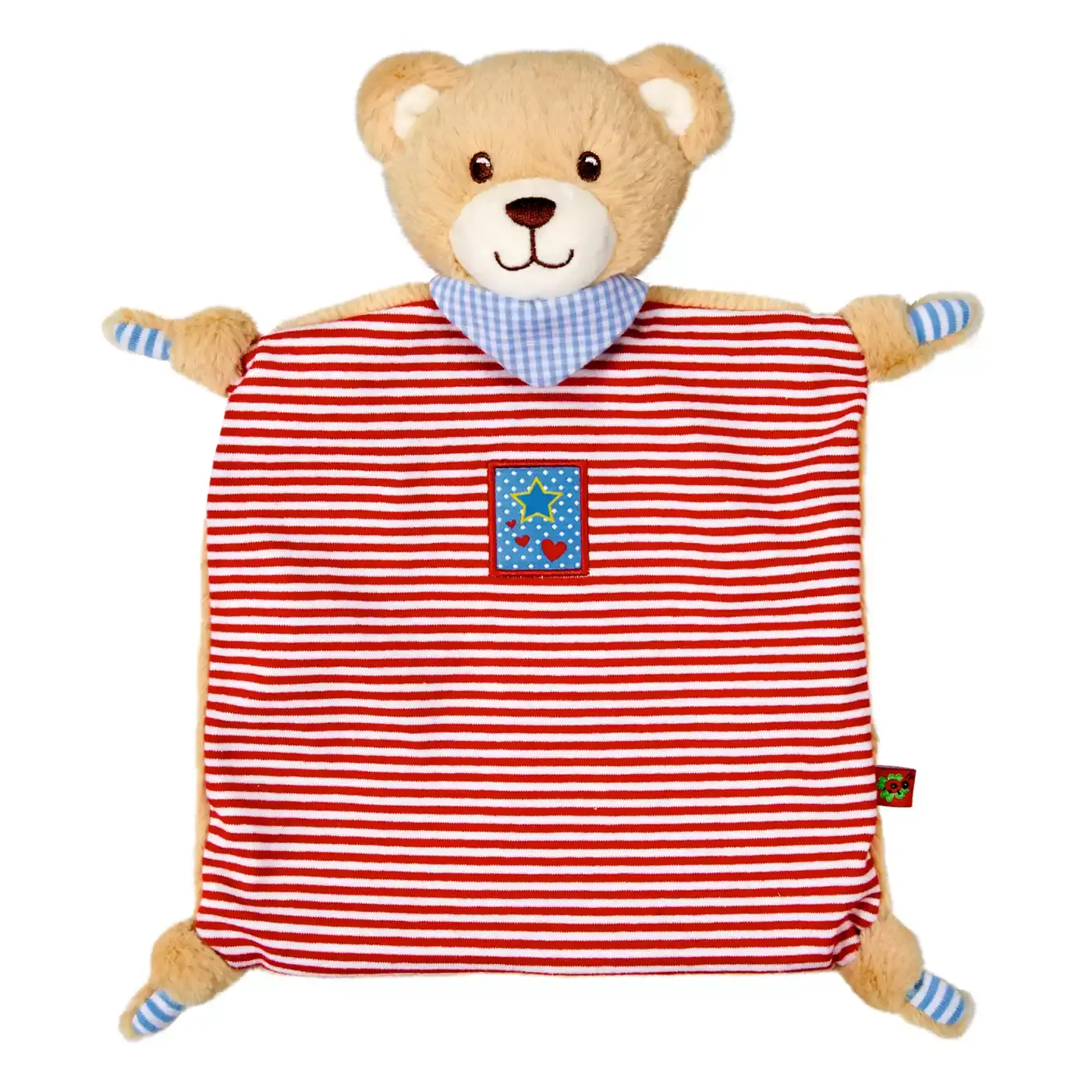 Schnuffeltuch Teddy BabyGlück DIE SPIEGELBURG Rot 2000580147506 1