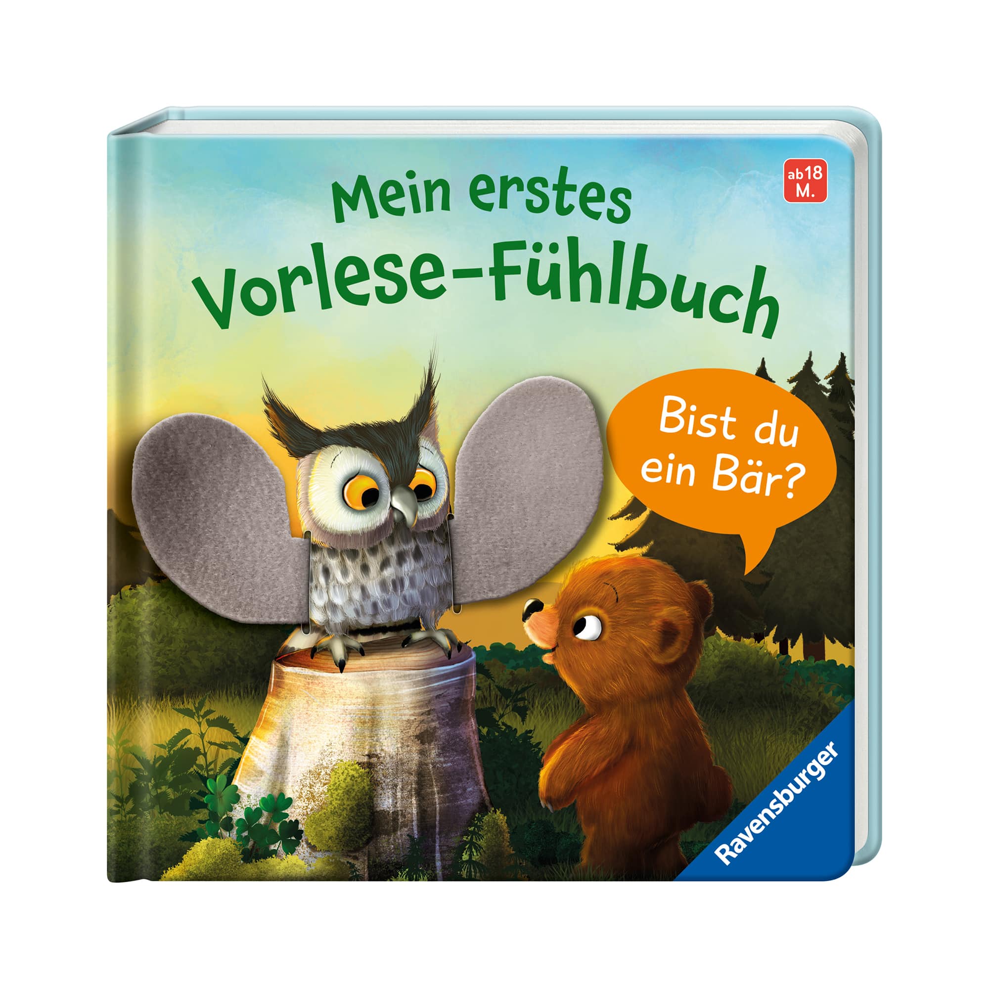 Fühlbücher, Ravensburger, Mehrfarbig – Besonderheit: liebevolle Reimgeschichte mit spannenden Tierbegegnungen im Wald