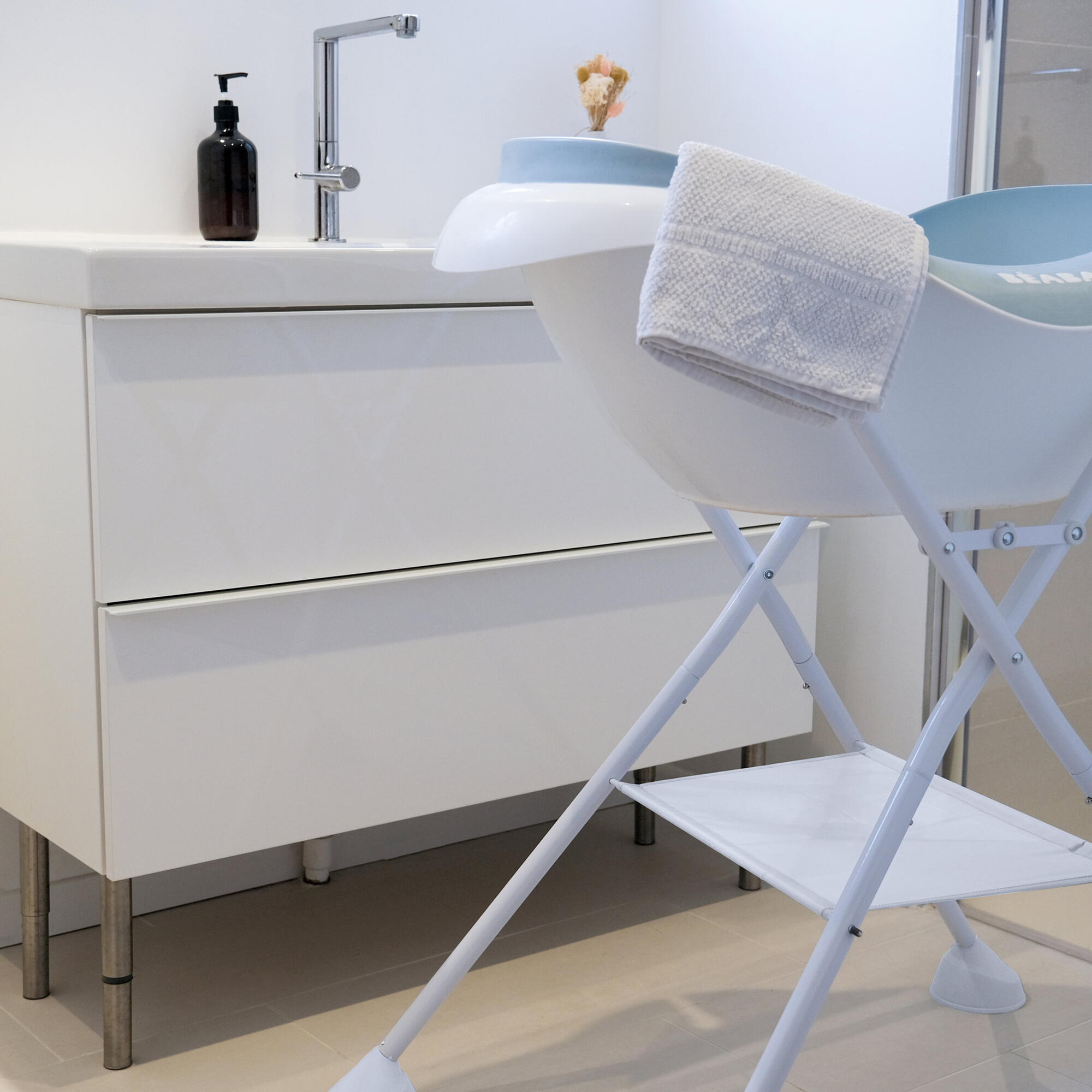 Badewannenständer, BÈABA, Weiß – Besonderheit: passend für Camélé'o Badewannen und Wickeltisch