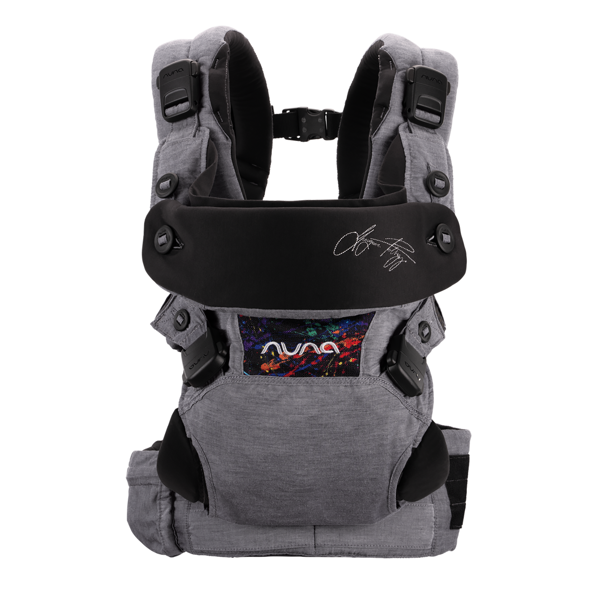 Babytragen, nuna, Blau – Besonderheit: 4 Tragevarianten
