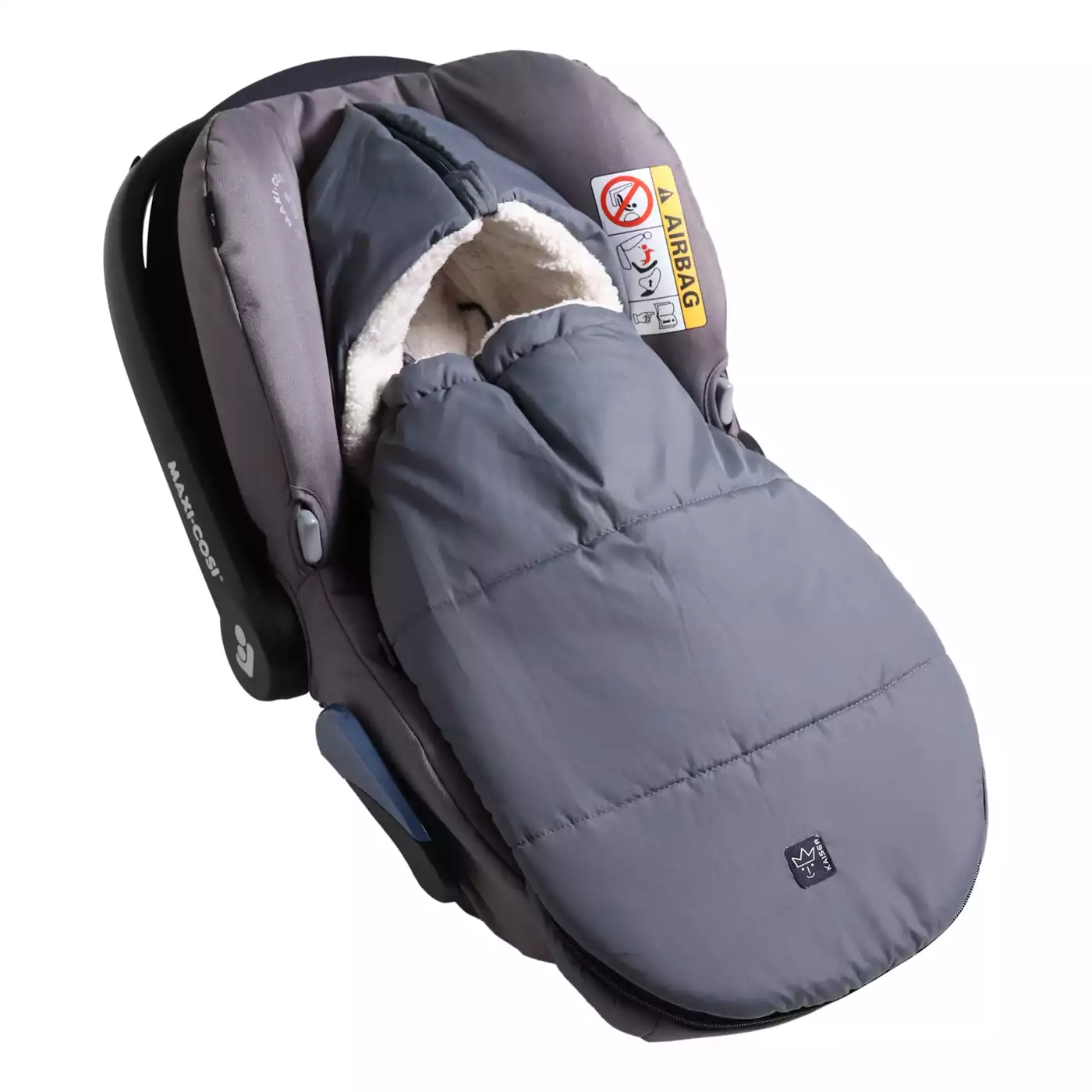 Fußsäcke, KAISER, Grau – Produktansicht