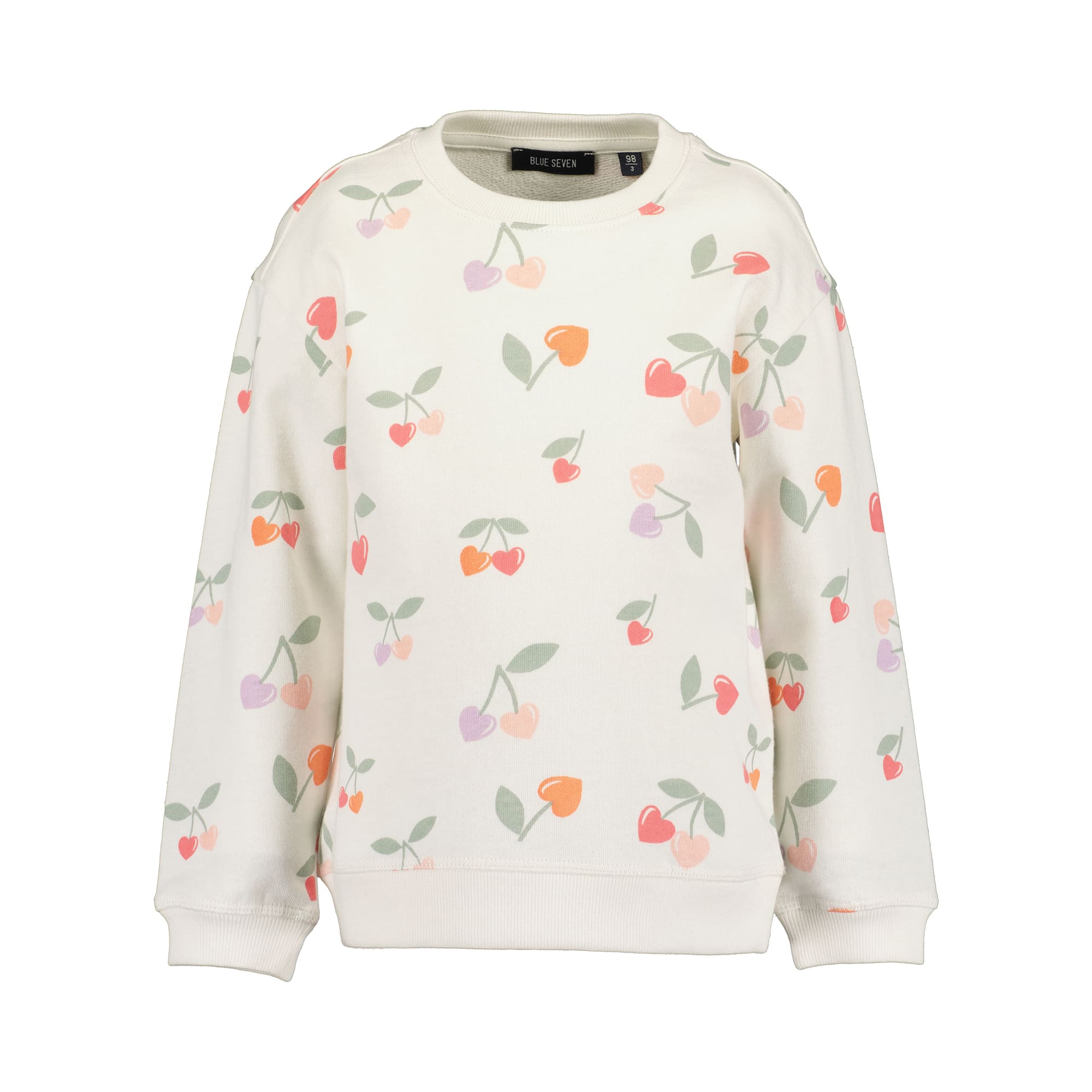 Pullover & Sweatshirts, blue seven, Weiß – Besonderheit: aus 100% Baumwolle