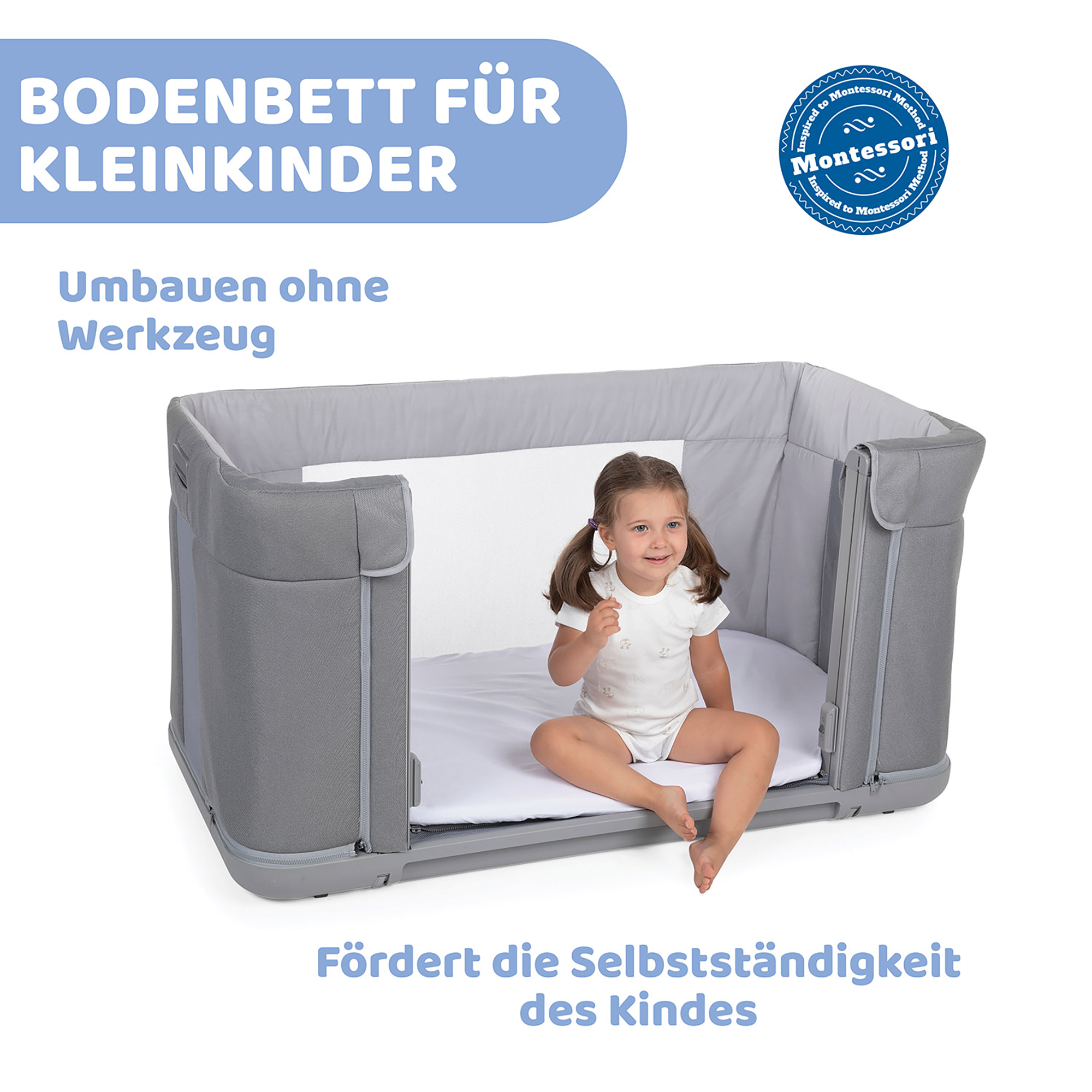 Beistellbetten, chicco, Grau – Produktansicht
