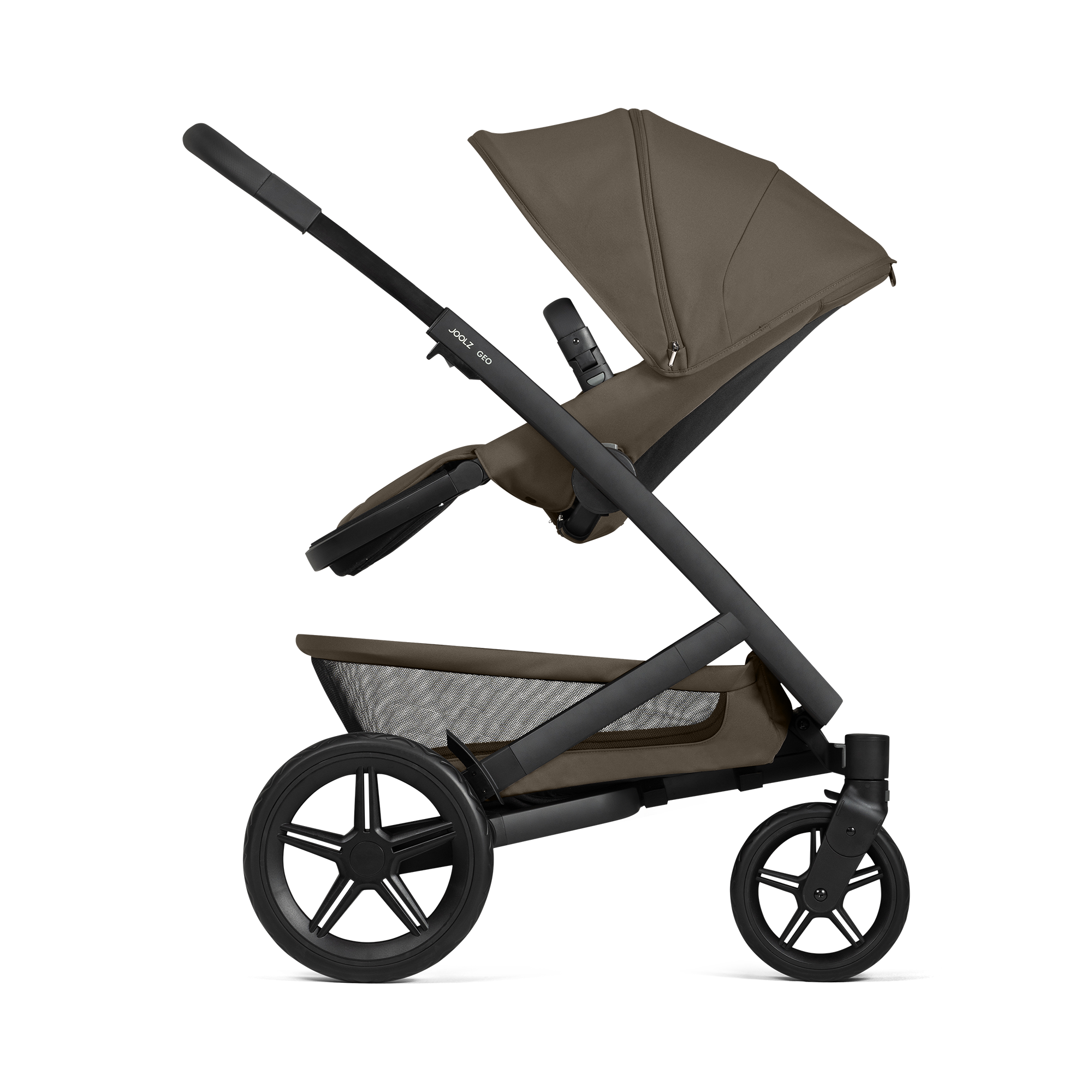 Kinderwagen grau, JOOLZ, Braun – Produktansicht