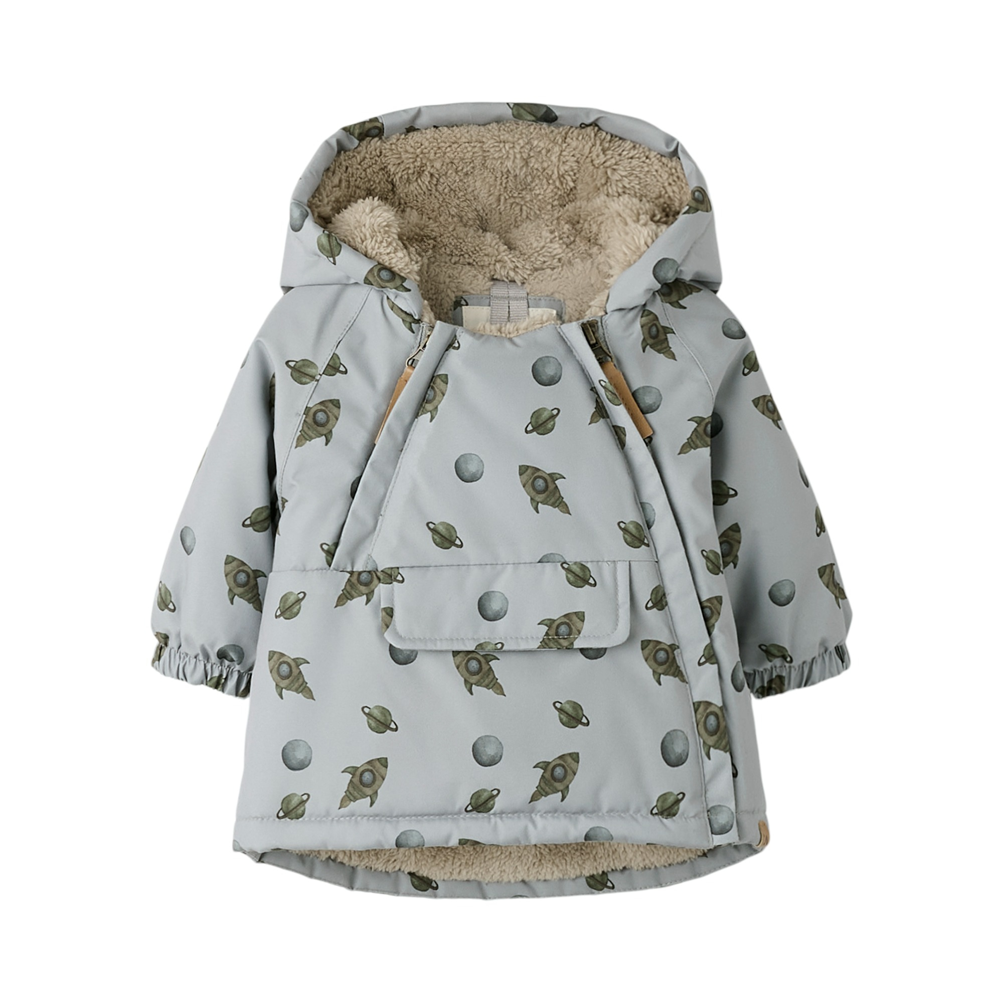 Winterjacken, Lil' Atelier, Grau – Produktansicht
