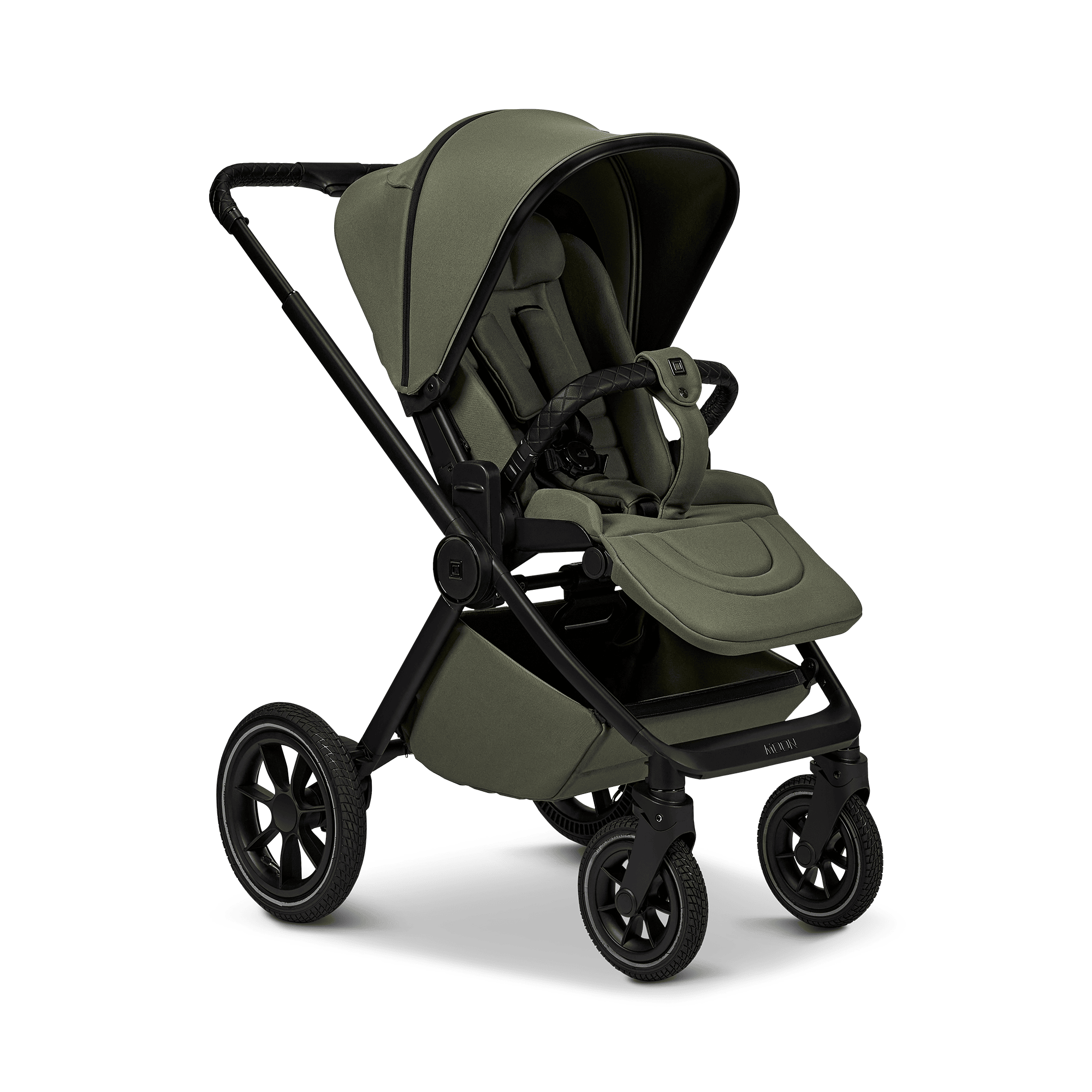 Kombi-Kinderwagen, MOON, Grün – Produktansicht