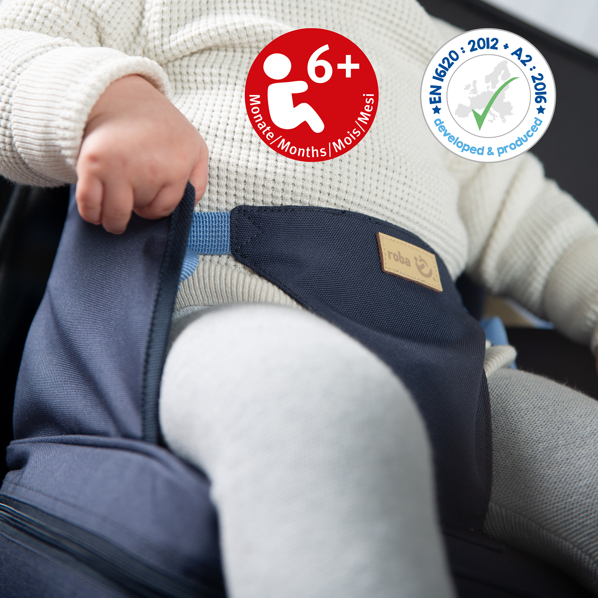 Reisehochstühle, roba, Blau – Produktansicht
