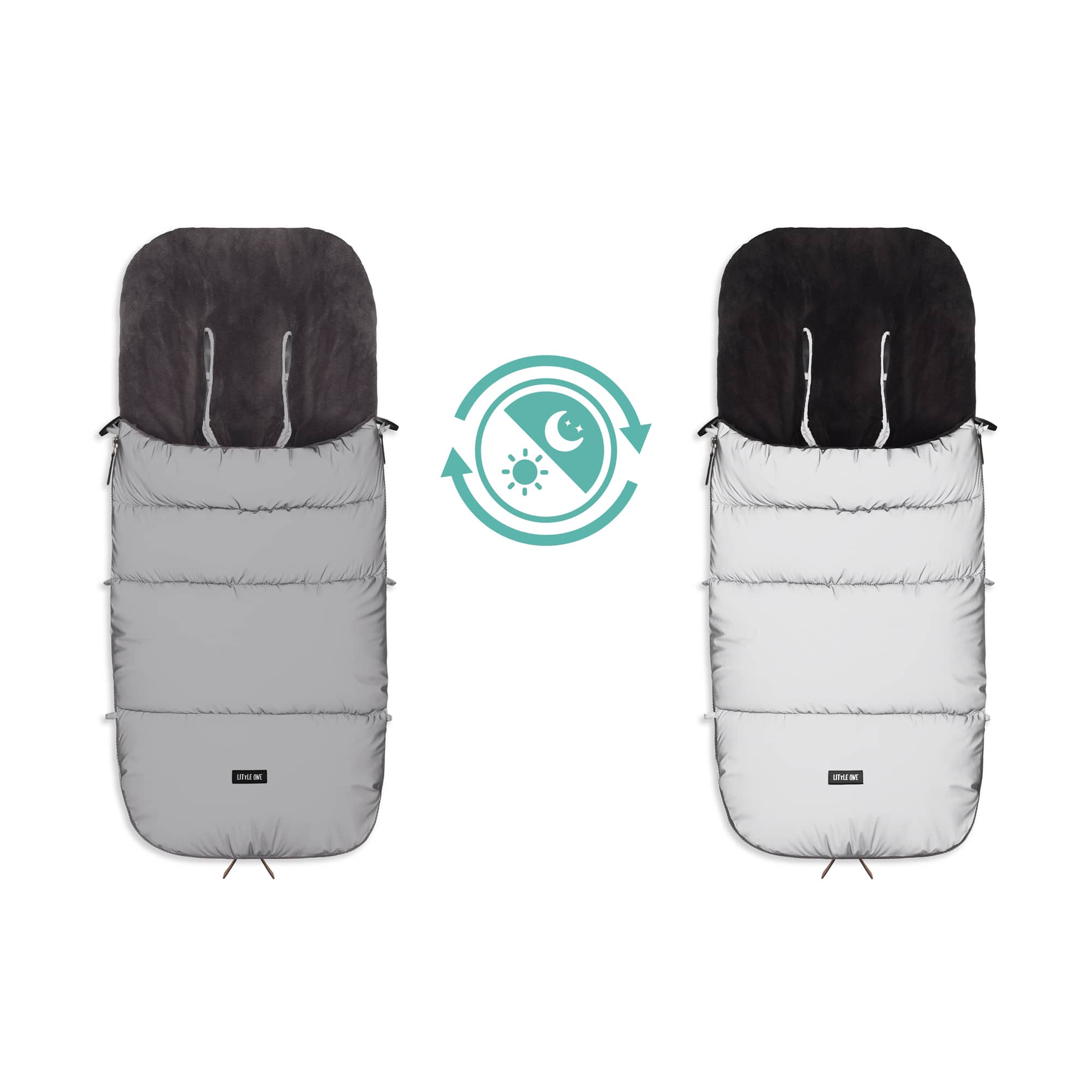 Fußsäcke & Decken, LITTLE ONE, Grau – Produktansicht