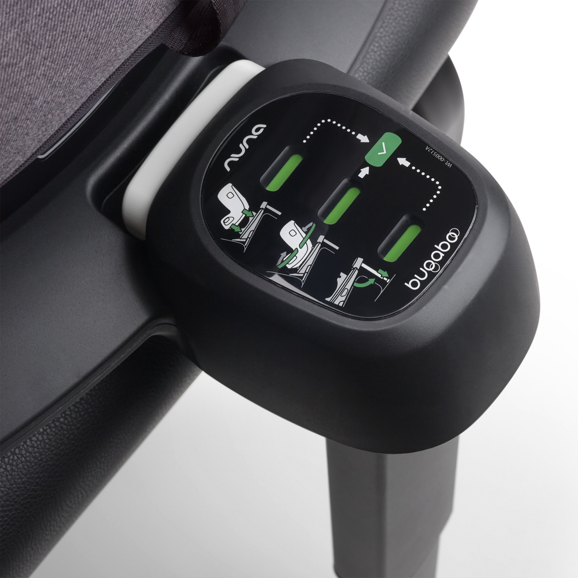 Isofix Stationen, bugaboo, Schwarz – Produktansicht