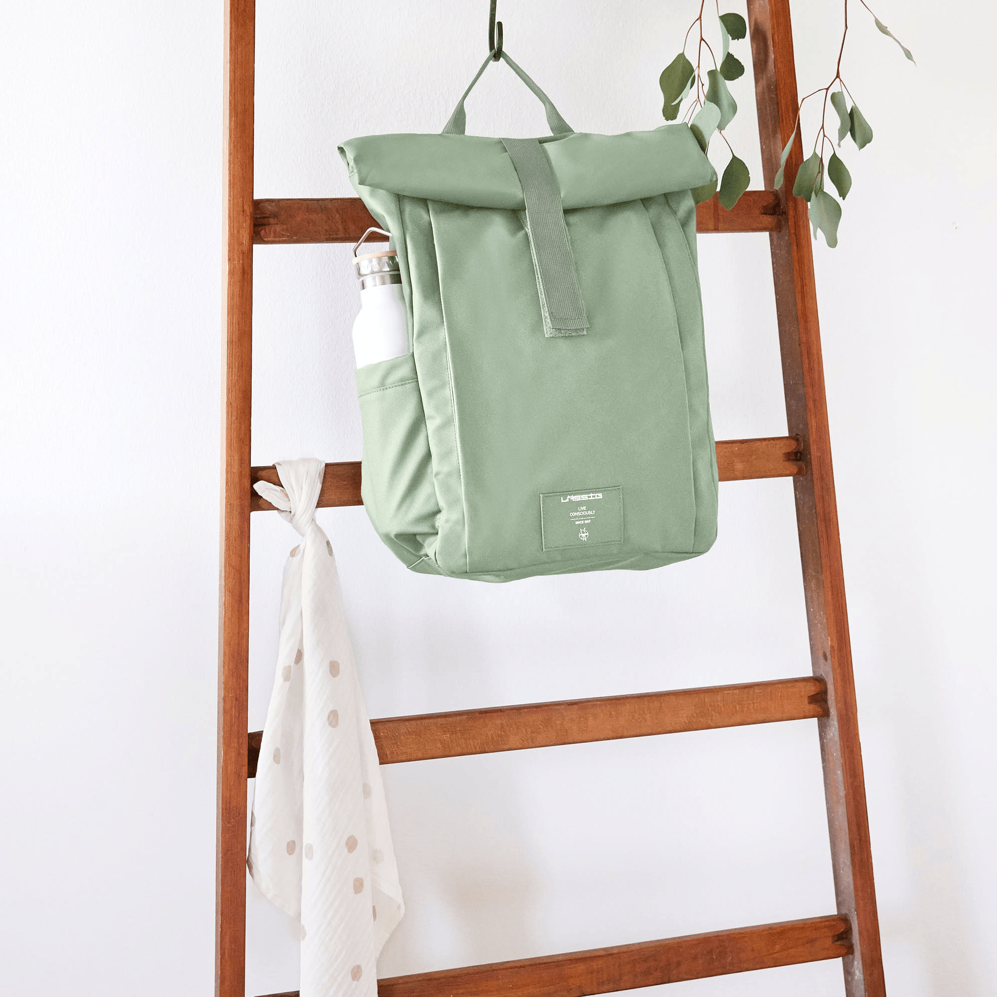 Wickelrucksäcke, LÄSSIG, Grün – Produktansicht