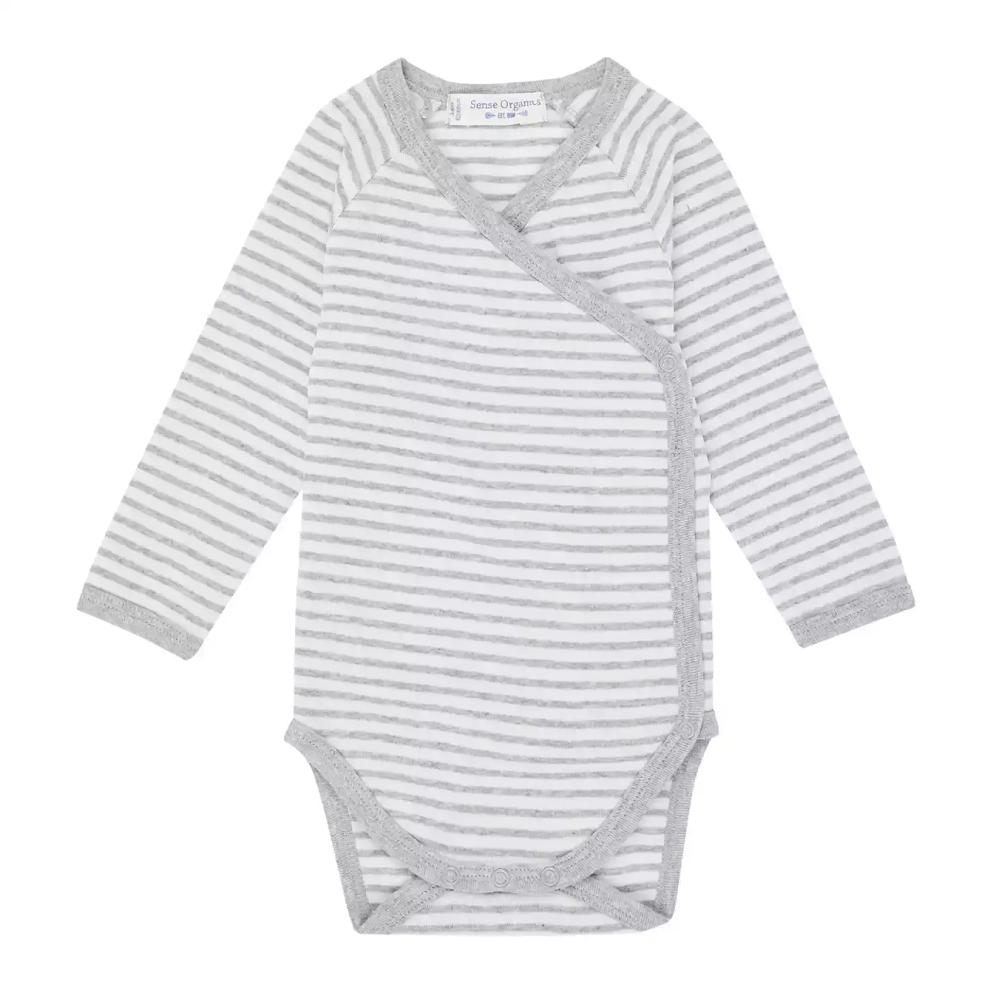 Wickelbody langarm Ygon Ringel Sense Organics Grau Hellgrau M2000580661507 1