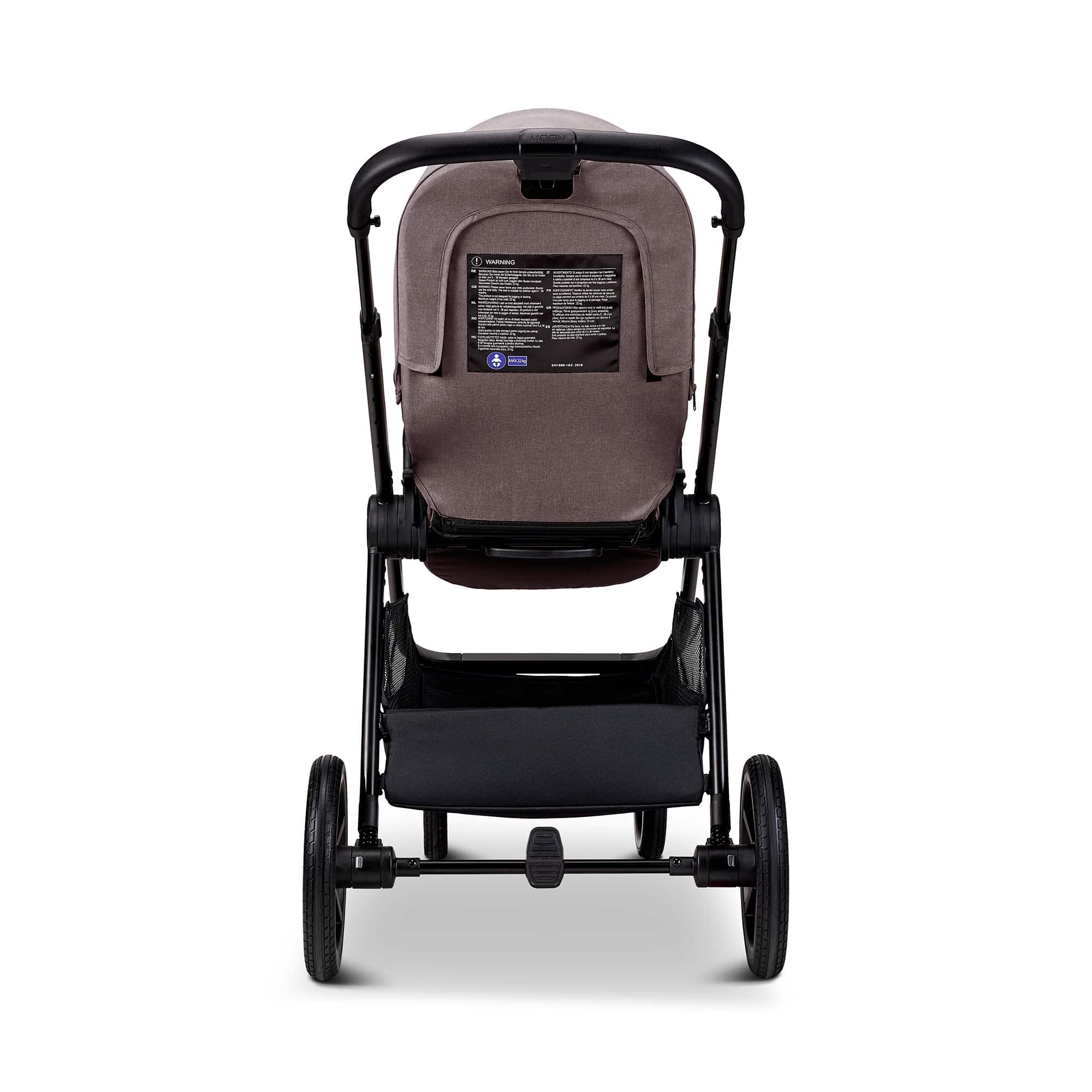 Kombi-Kinderwagen, MOON, Braun – Produktansicht
