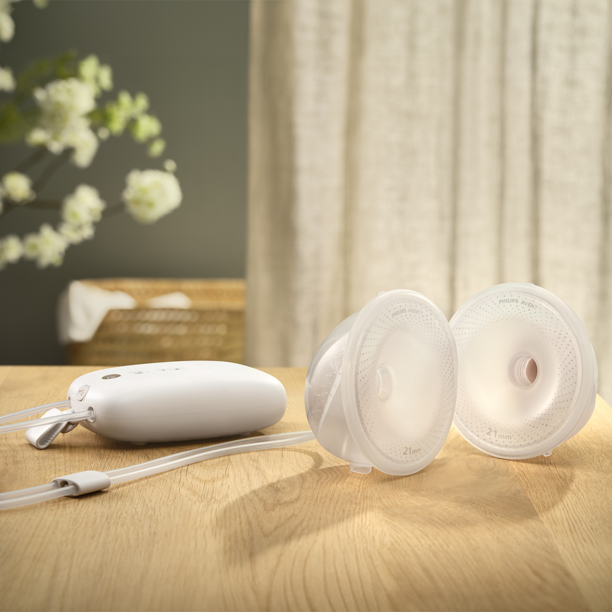 Hands Free Milchpumpen, PHILIPS AVENT, Weiß – Produktansicht