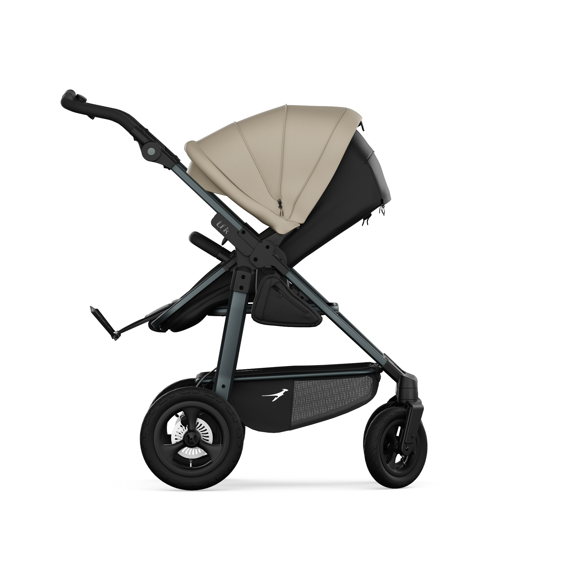 Kombi-Kinderwagen, tfk, Beige – Produktansicht