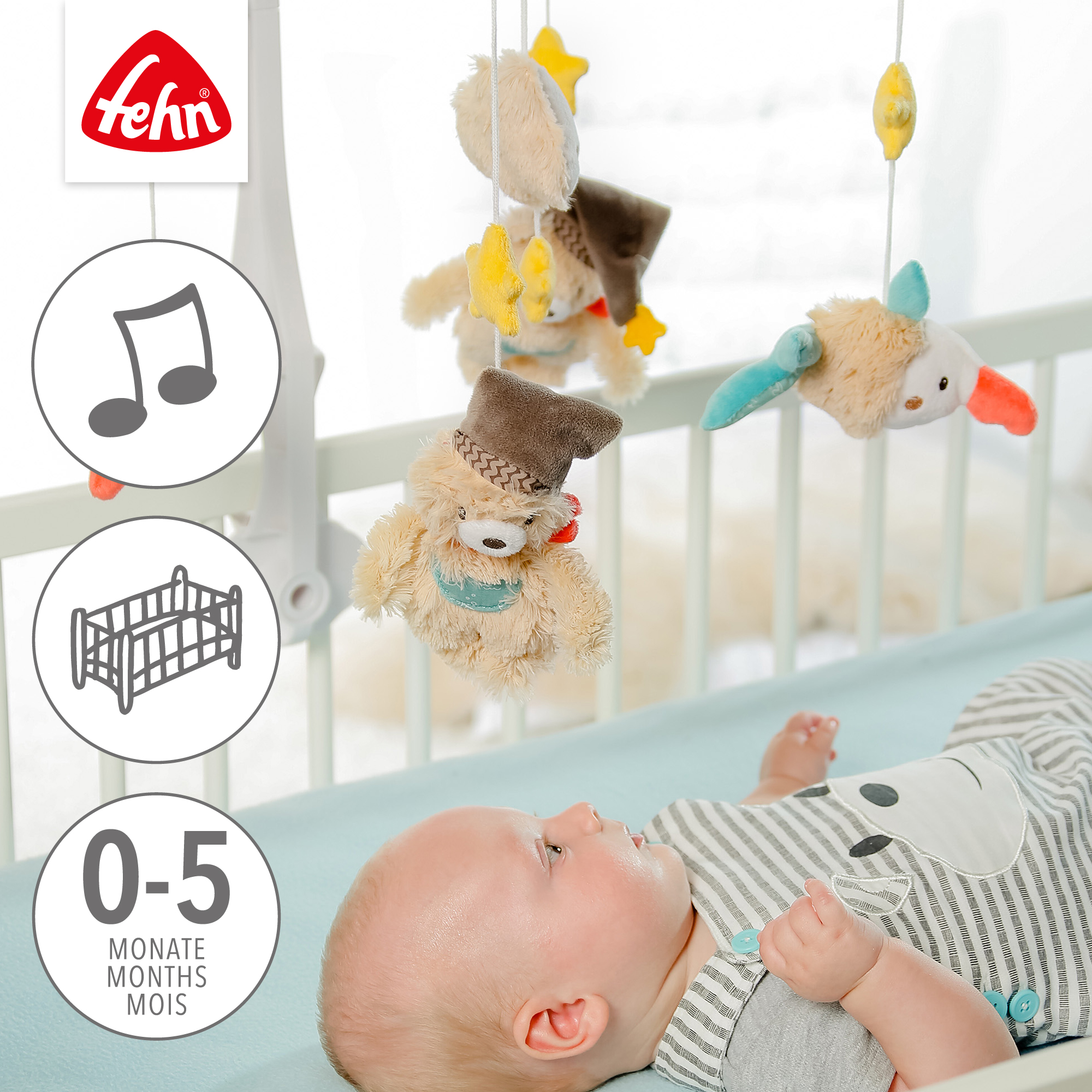 Mobilés, fehn, Weiß – Produktansicht